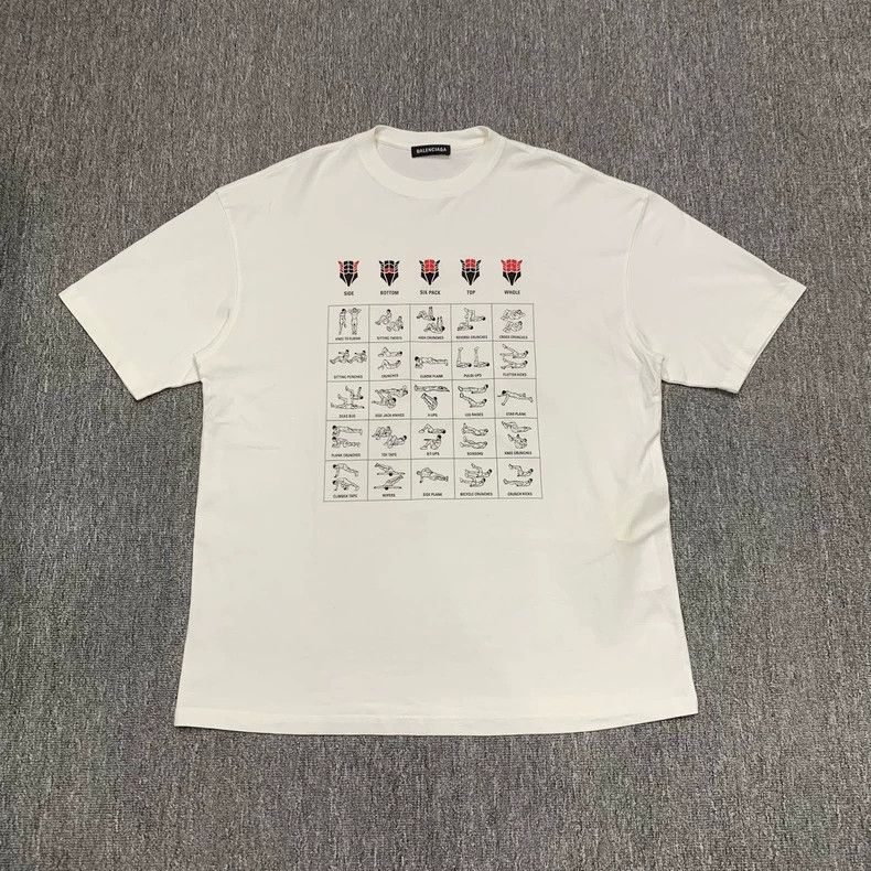 Balenciaga Short sleeves for white gymnasts