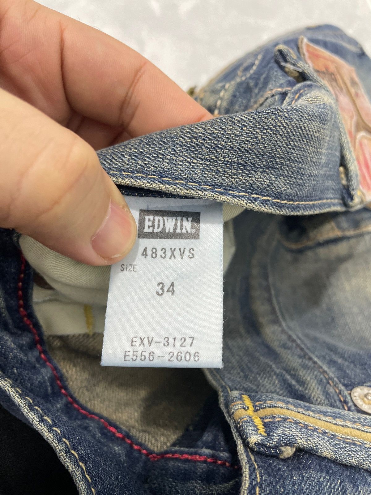 Edwin VINTAGE EDWIN 483XVS VINTAGE SYLE DENIM PANT BORO WIDELEG Size US 34 / EU 50 - 9 Thumbnail