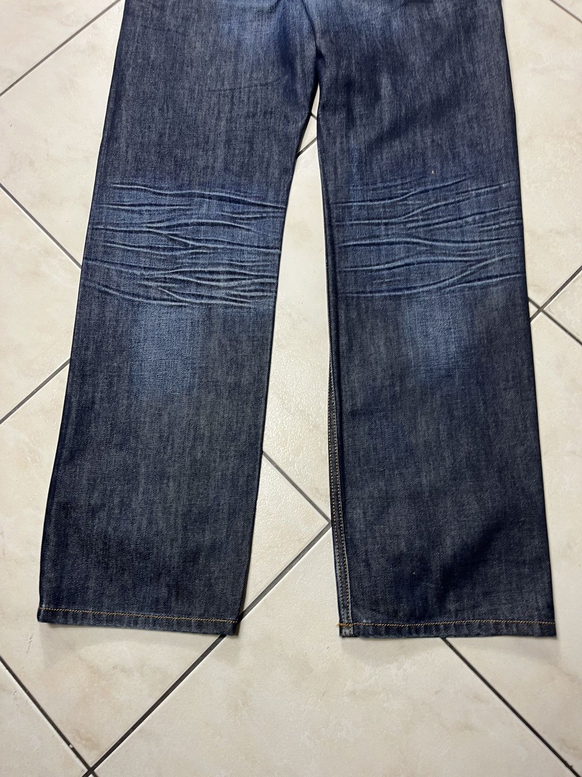 Diesel × Vintage Vintage Diesel larkee waxed y2k distressed denim jeans pants Size US 34 / EU 50 - 14 Thumbnail