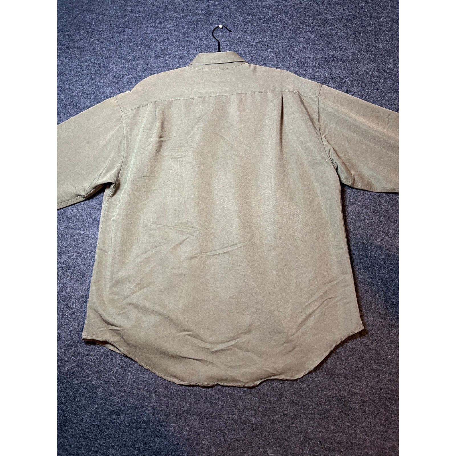 Geoffrey Beene Geoffrey Beene Button Up Shirt Mens Large Tan Beige #0479 Size US L / EU 52-54 / 3 - 2 Thumbnail