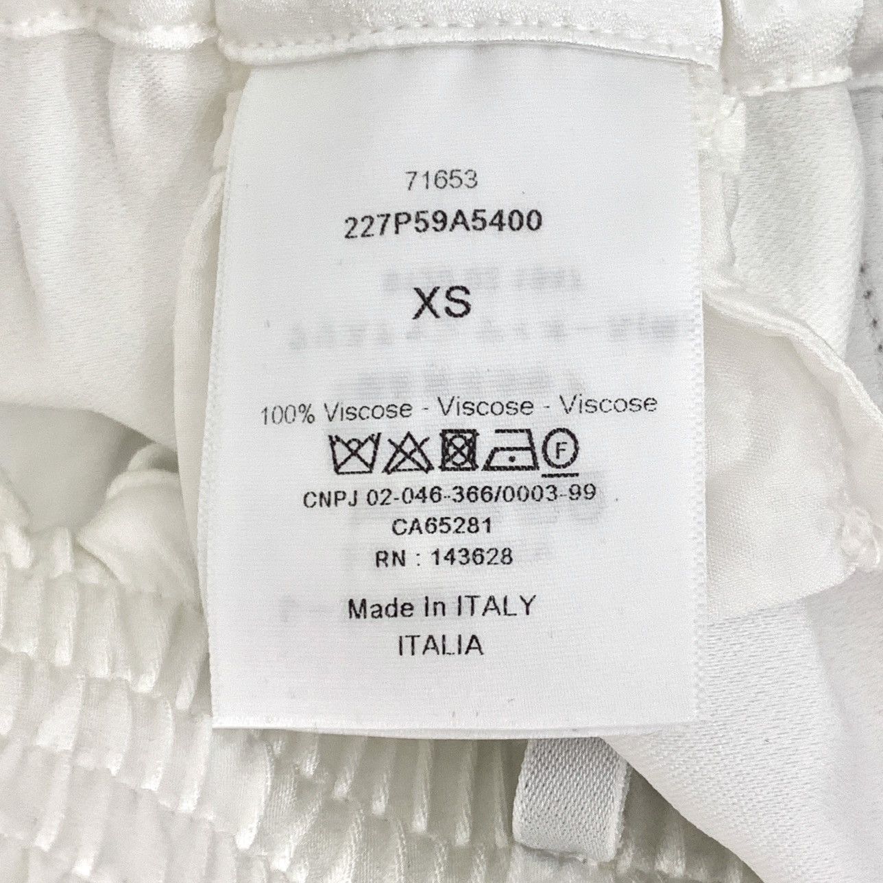 Dior Dior 22FW White Logo Satin Casual Shorts K26WX Size 26" / US 2 / IT 38 - 6 Thumbnail
