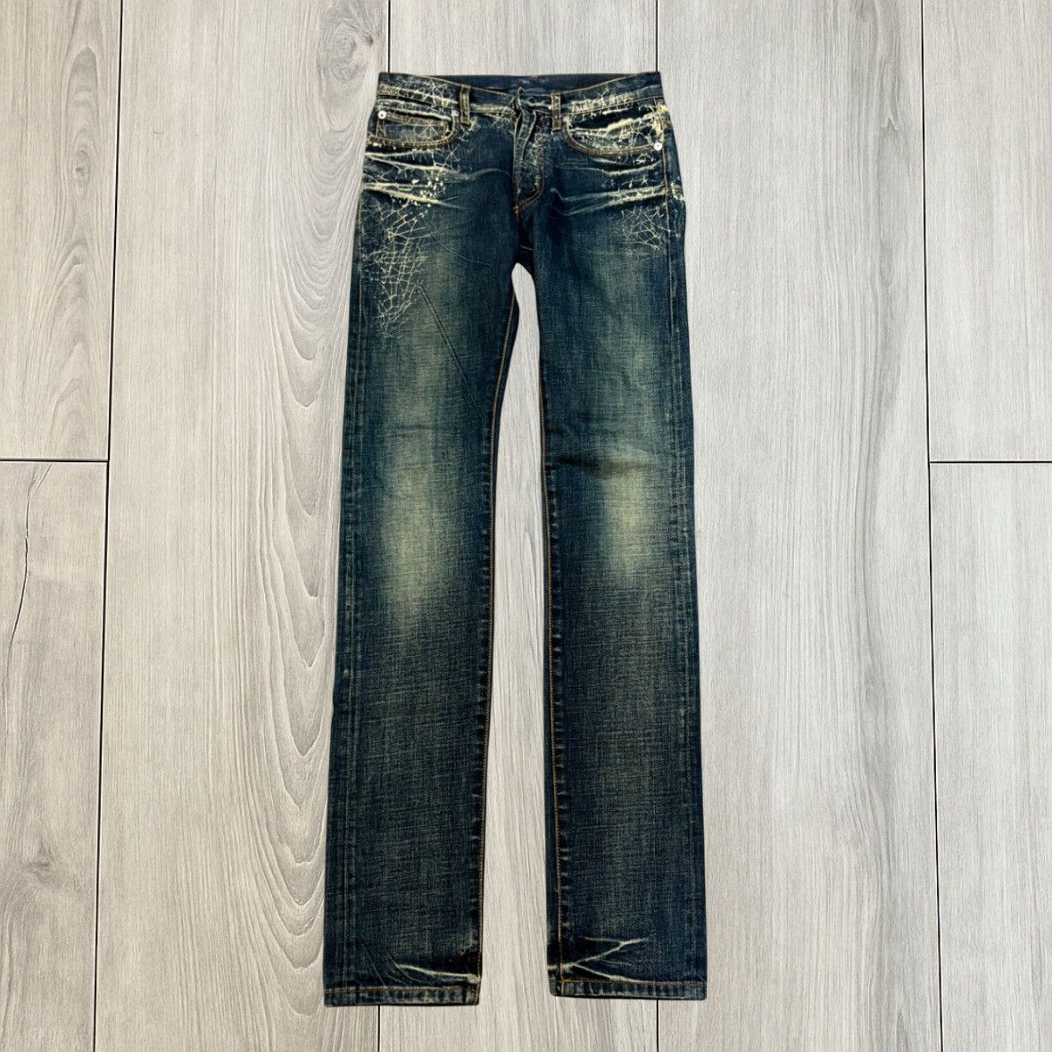 Hedi Slimane Dior Homme SS07 Spider Web Denim | Grailed