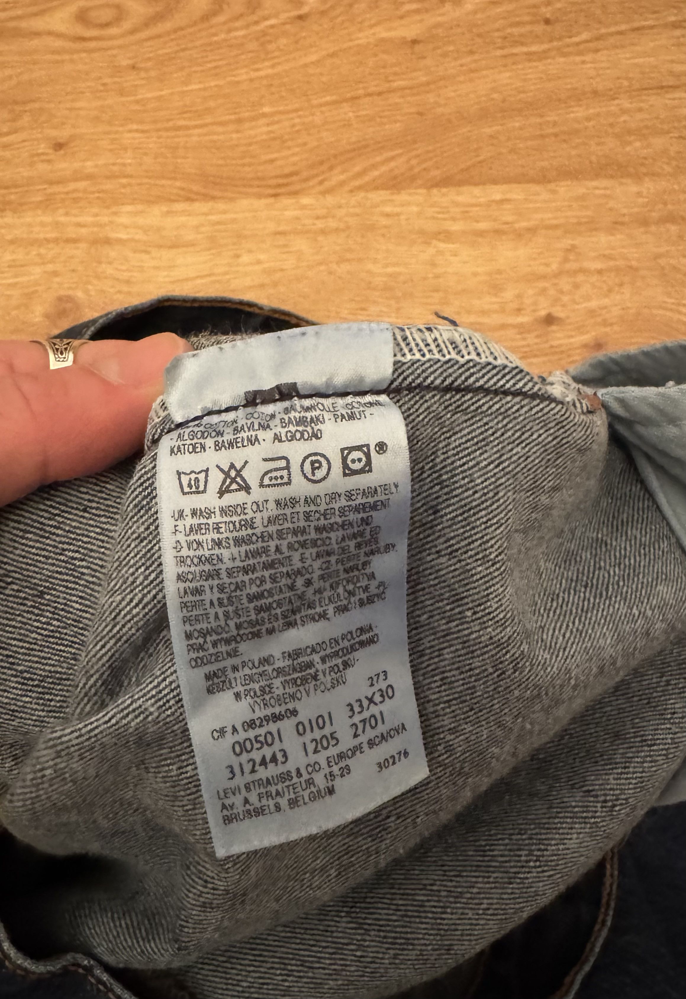 Levi's Vintage 2000s Levis 501 Denim Jeans Size 33x30 Size US 33 - 8 Thumbnail