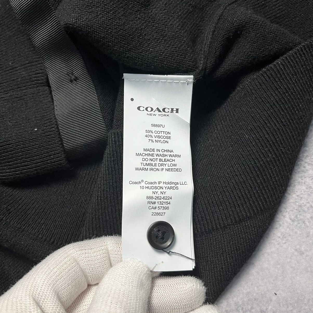 Coach Coach Black Cardigan Sweater Luxury Designer Size XS / US 0-2 / IT 36-38 - 6 Thumbnail