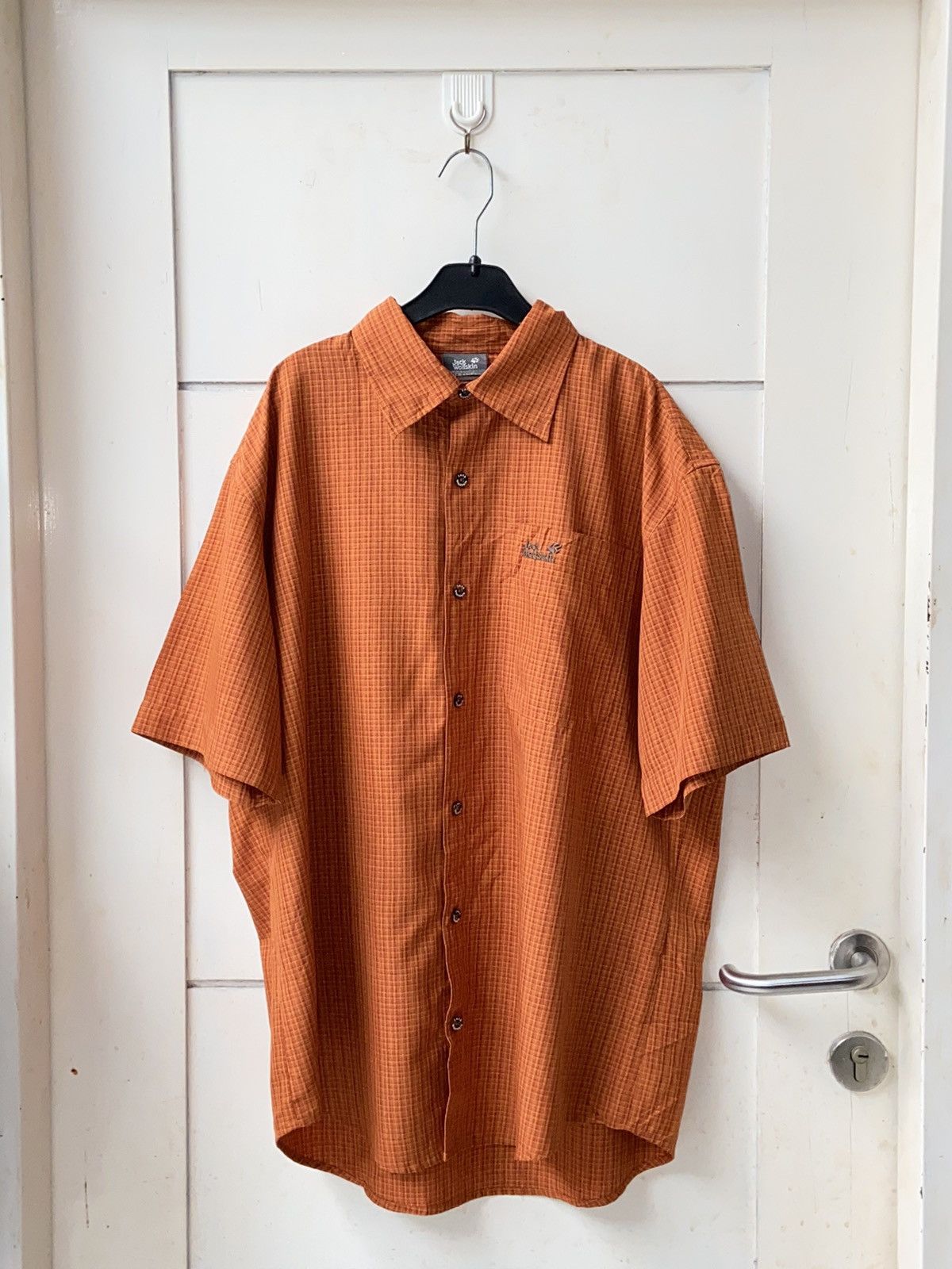 Jack Wolfskin Jack Wolfskin Orange Short Shirt Size US XXL / EU 58 / 5 - 1 Thumbnail