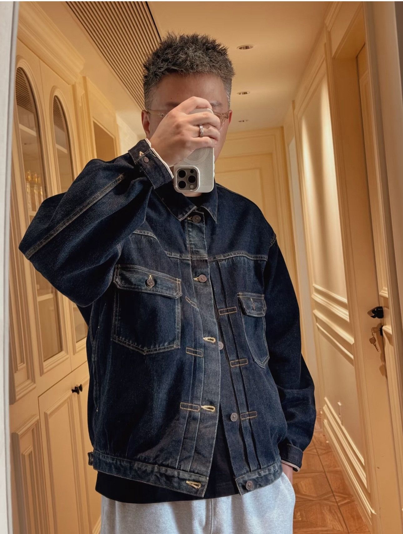 Visvim Visvim 23aw 101xx Jkt Dmgd Mud Od ，size2 Size US M / EU 48-50 / 2 - 3 Thumbnail