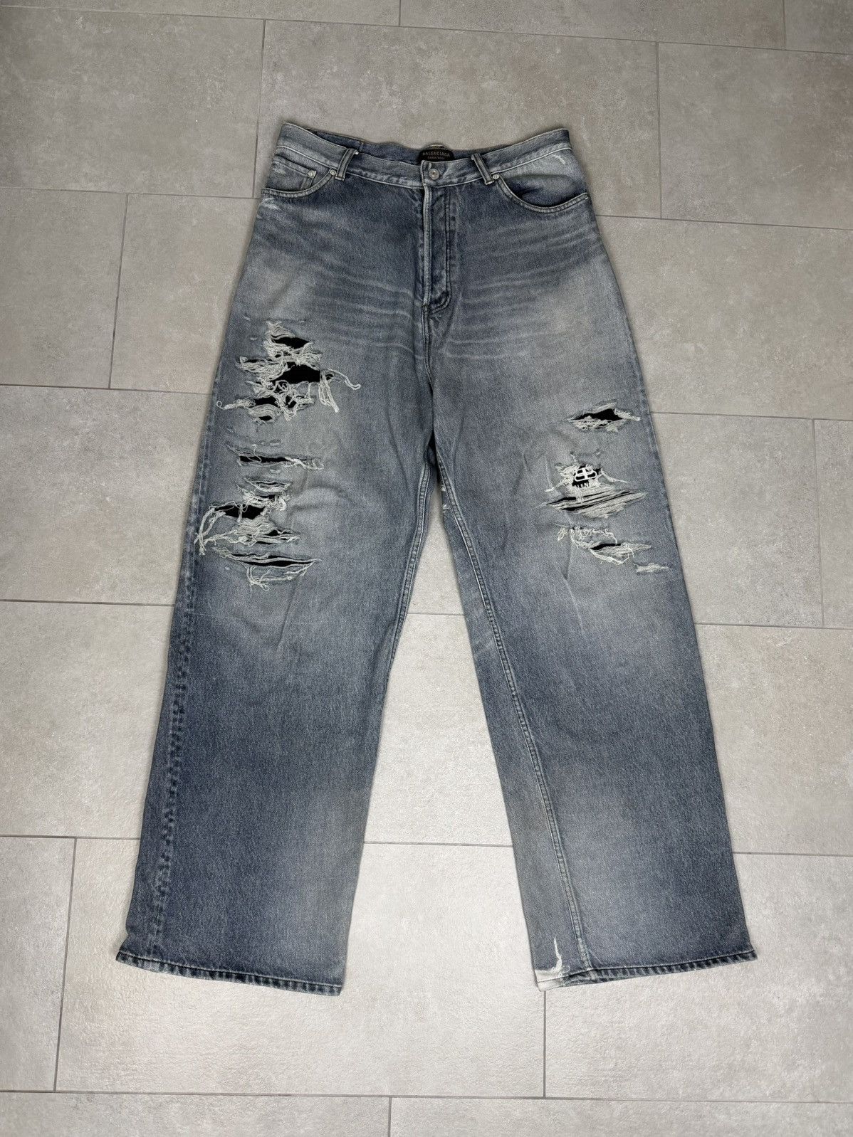 Balenciaga Balenciaga Trompe L’oeil Sweatpants Size US 34 / EU 50 - 1 Thumbnail