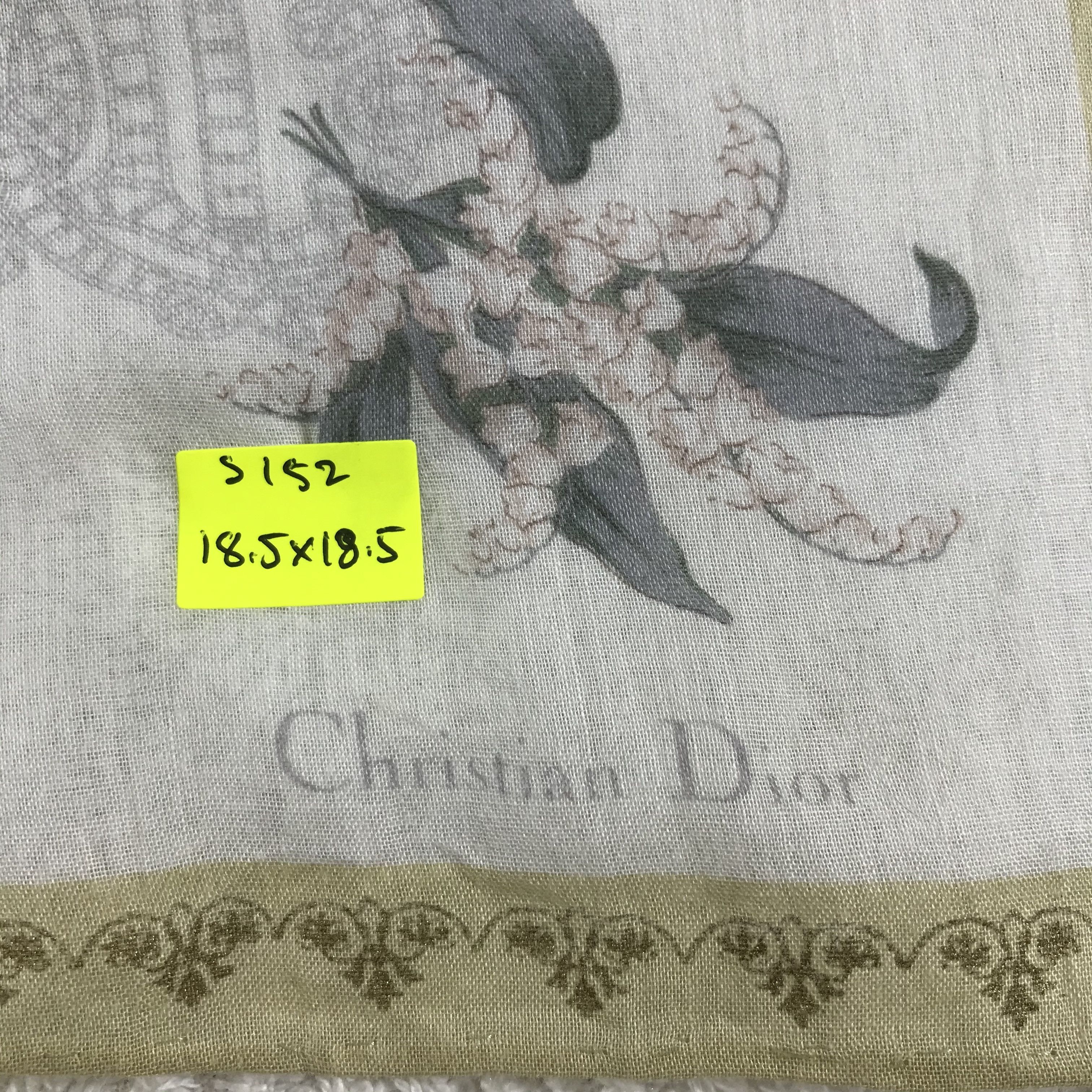 Christian Dior Monsieur × Vintage Christian Dior Bandana / Handkerchief / Neckerchief - S152 Size ONE SIZE - 5 Thumbnail