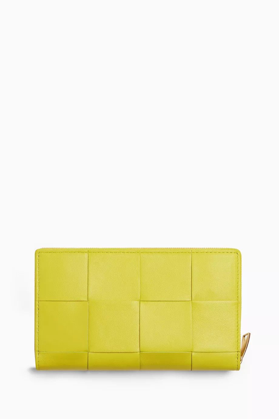 Bottega Veneta o1n1vont1224 Size: OS / Zip Around Wallet in Yellow Size ONE SIZE - 2 Thumbnail
