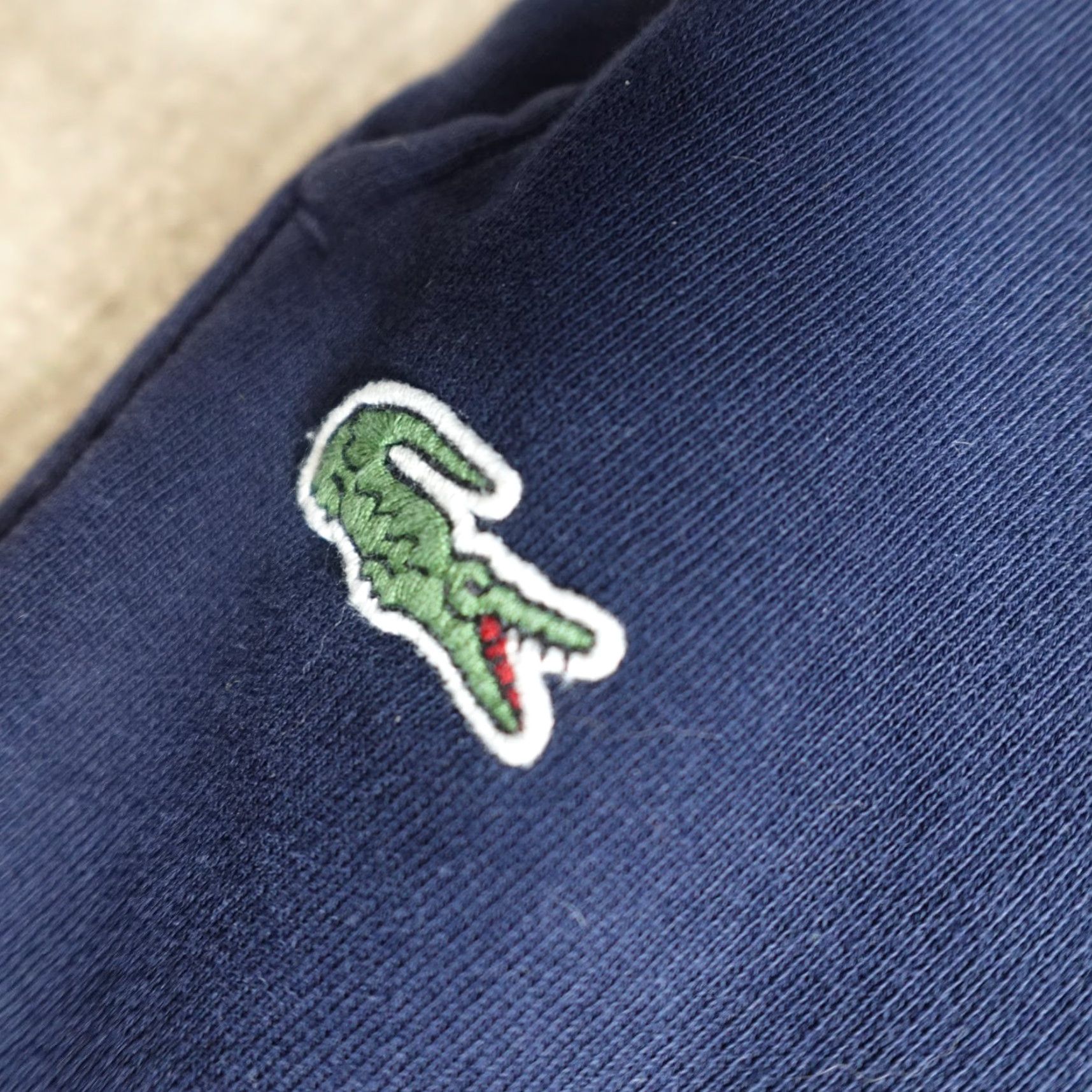 Lacoste Lacoste Pants 4XL Blue Solid Drawstring Joggers Mens Regular Cotton Blend Activewear Size US 39 - 4 Thumbnail