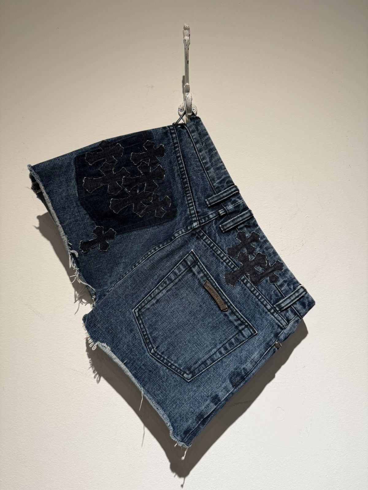 Chrome Hearts Chrome Hearts Cross Patch Jean Mini Skirt Size 28" / US 6 / IT 42 - 1 Thumbnail
