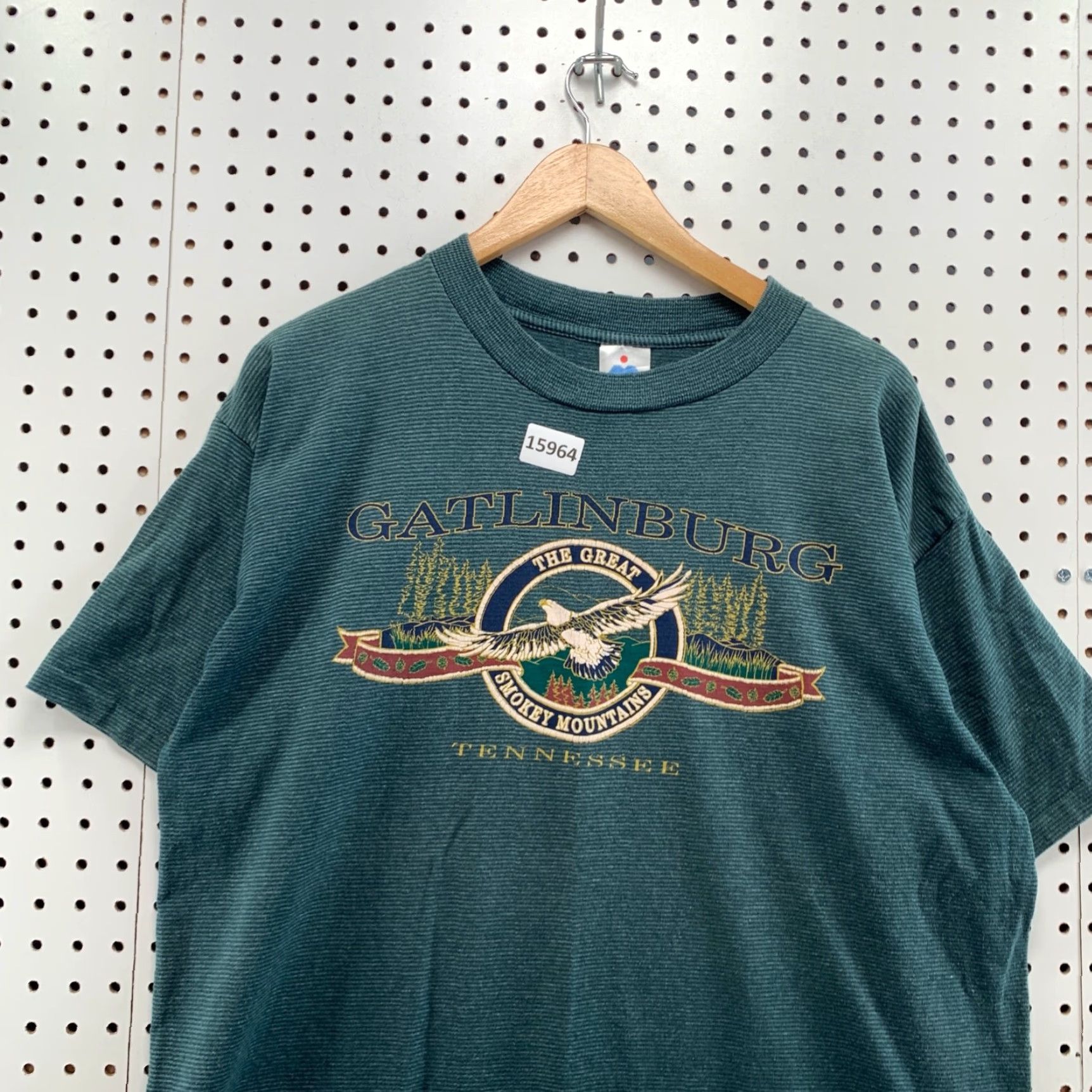 Vintage VINTAGE Miller Gatlinburg Shirt XL Green Striped Smoky Mountain Unisex Size US XL / EU 56 / 4 - 6 Thumbnail