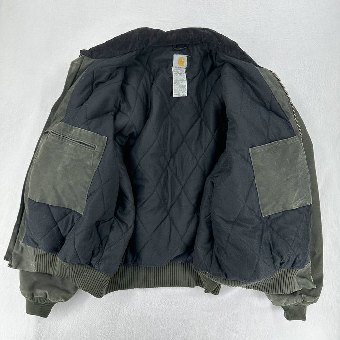 Carhartt Carhartt J165 MOS Quilted Flannel Lined Bomber | Grailed