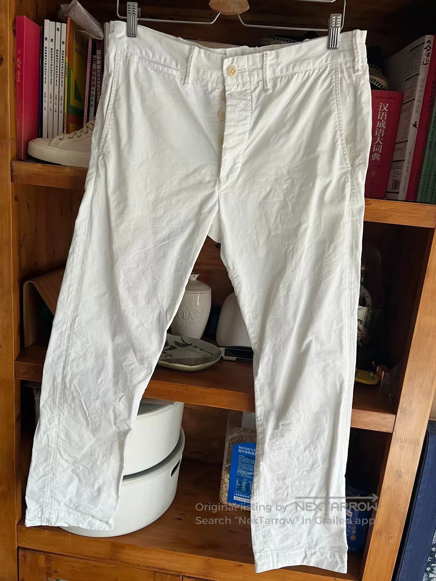 RRL Ralph Lauren RRL Double RL White Officer Pants. Size US 32 / EU 48 - 3 Thumbnail