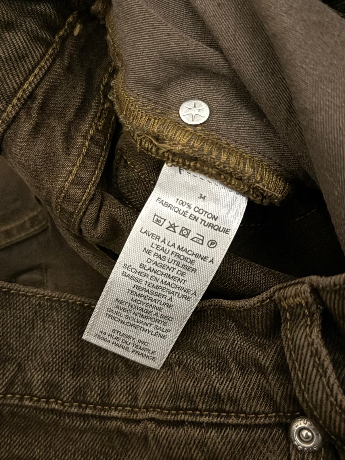 Stussy Stussy Big Ol Jean Mushroom Size US 34 / EU 50 - 6 Thumbnail