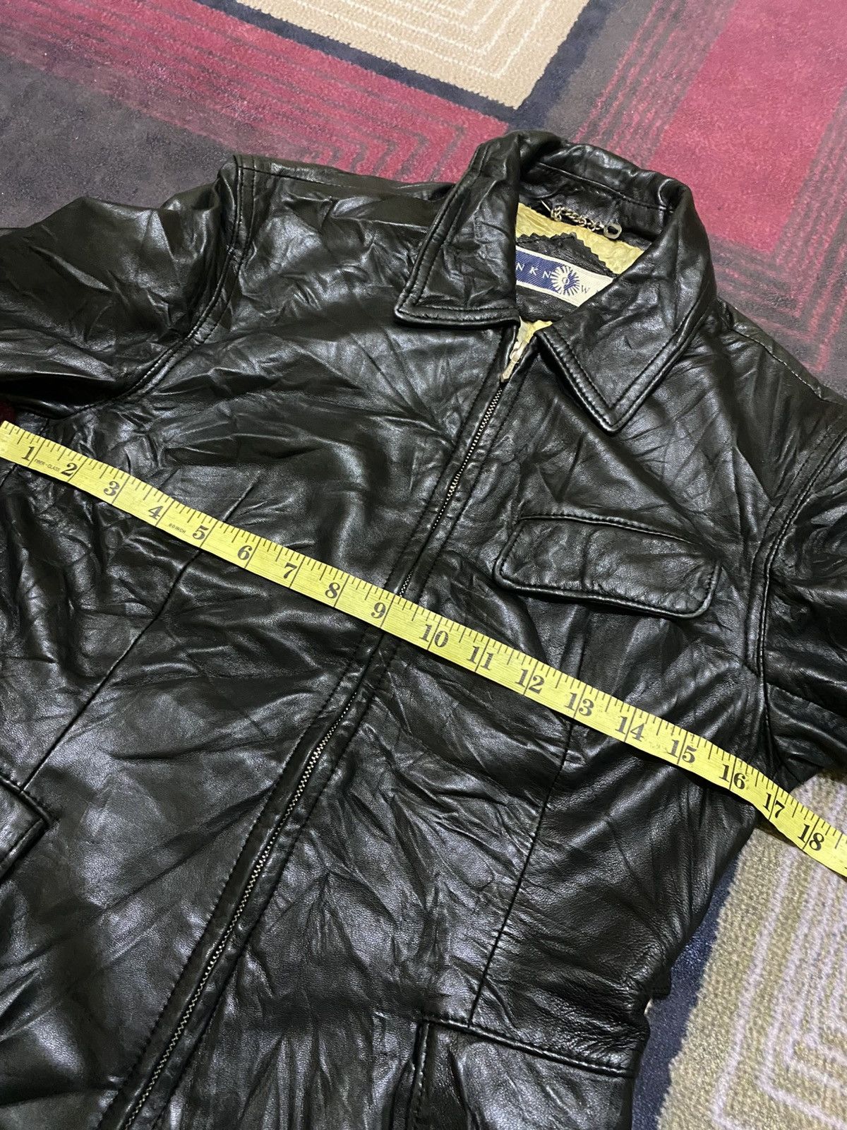 Unknown London UNKNOWN LONDON LEATHER JACKET RIRI ZIPPER Size M / US 6-8 / IT 42-44 - 10 Thumbnail