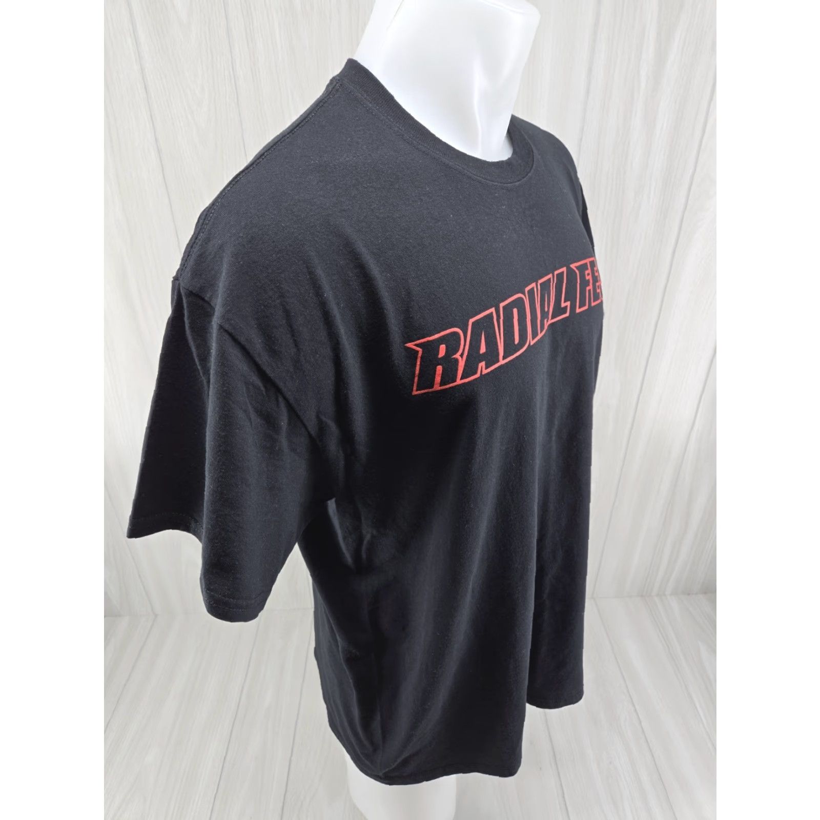 Gildan Radial Fest Huntsville AL Shirt Black Size XL Double Sided Men T-Shirt Short Sleeve Graphic Print Gildan Size US XL / EU 56 / 4 - 7 Thumbnail