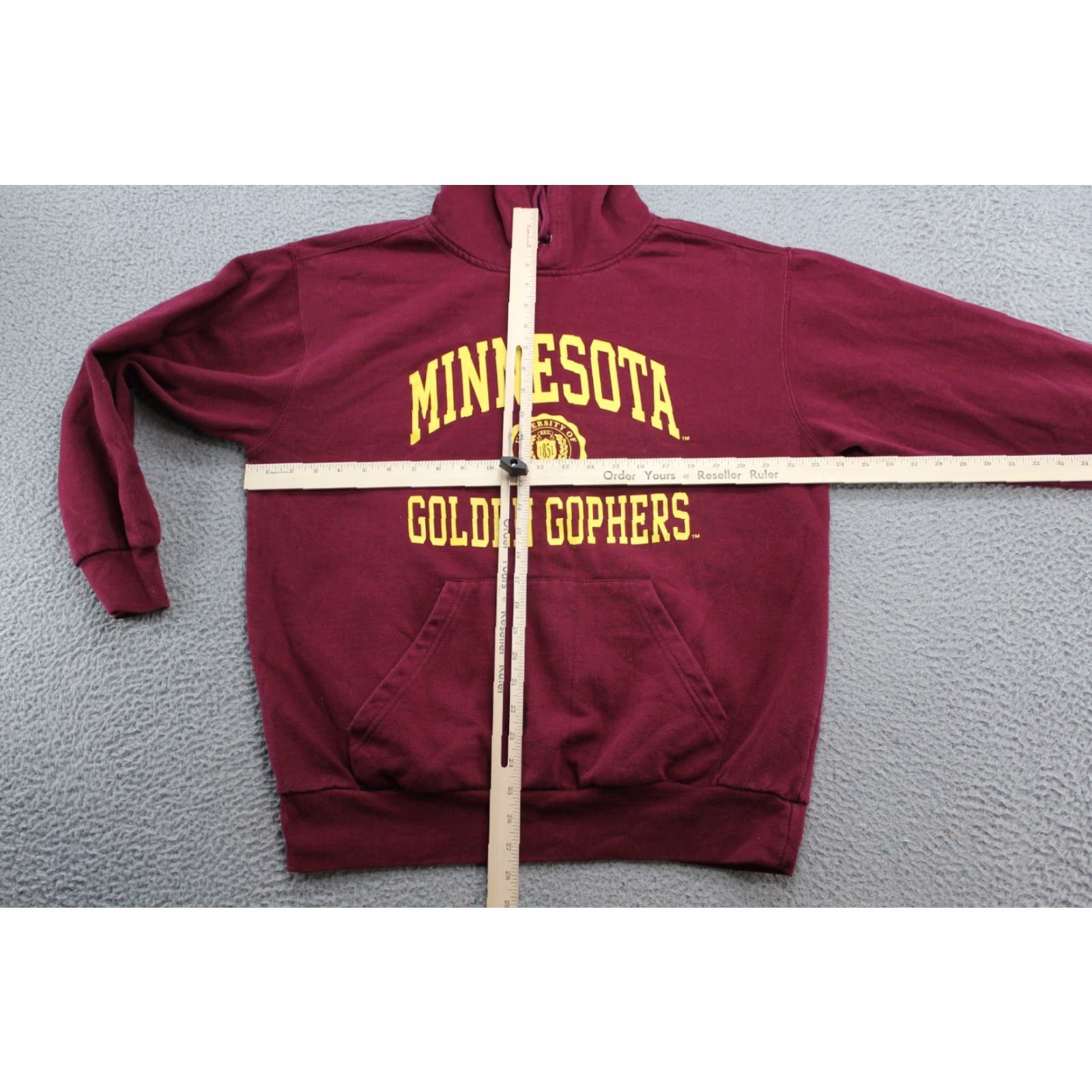 NCAA Minnesota Golden Gophers NCAA Spell Out Hoodie Mens Size L MV Sport Burgundy Size US L / EU 52-54 / 3 - 5 Thumbnail