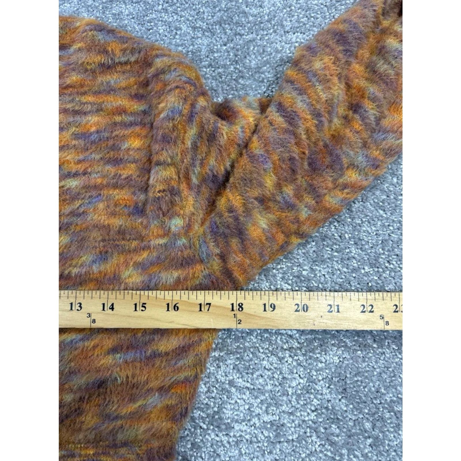 Zara Zara Sweater Womens Small Brown Purple Cropped Fleece Size S / US 4 / IT 40 - 6 Thumbnail