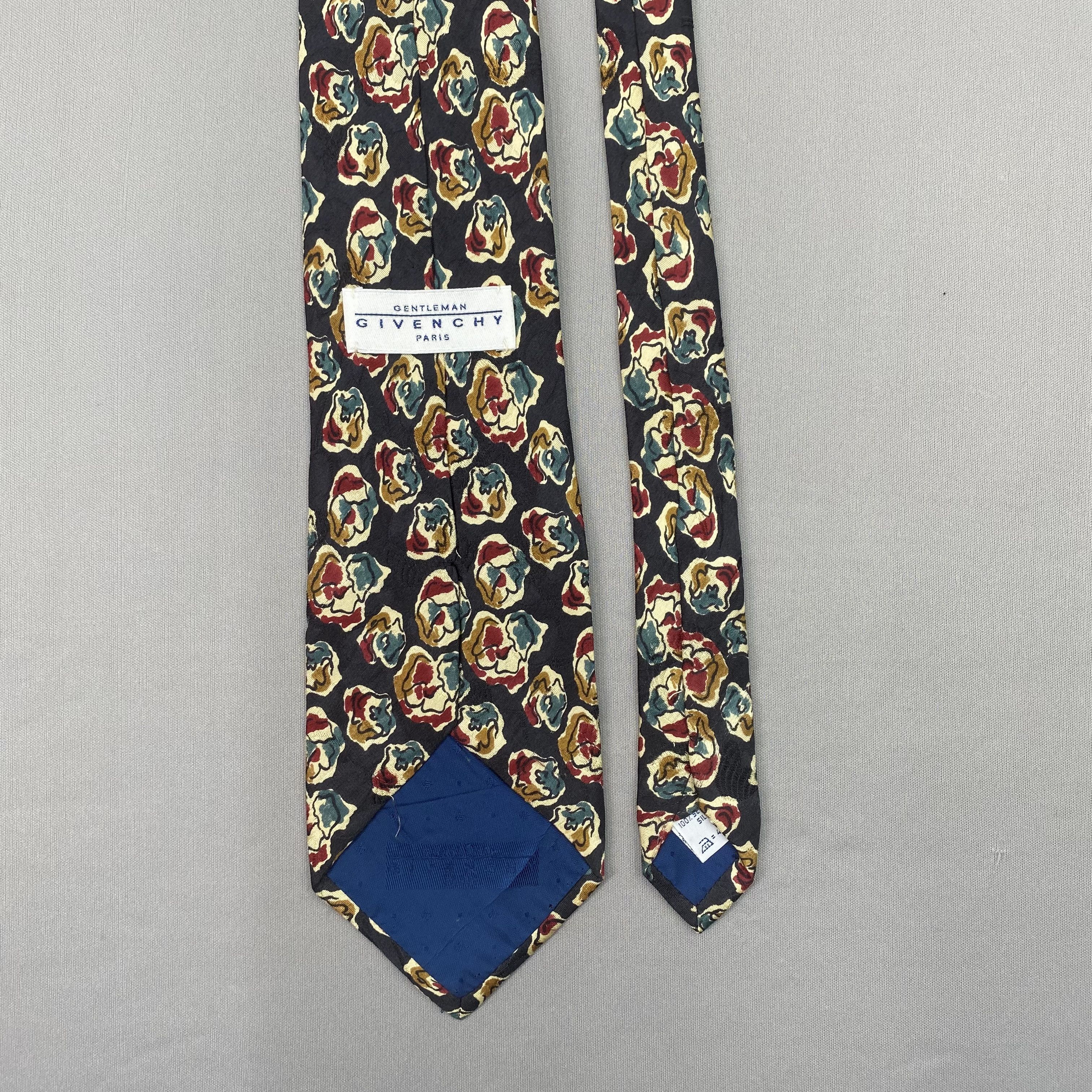 Givenchy Vintage Givenchy SILK Necktie Cravate Pure Silk Neck Tie Size ONE SIZE - 6 Thumbnail