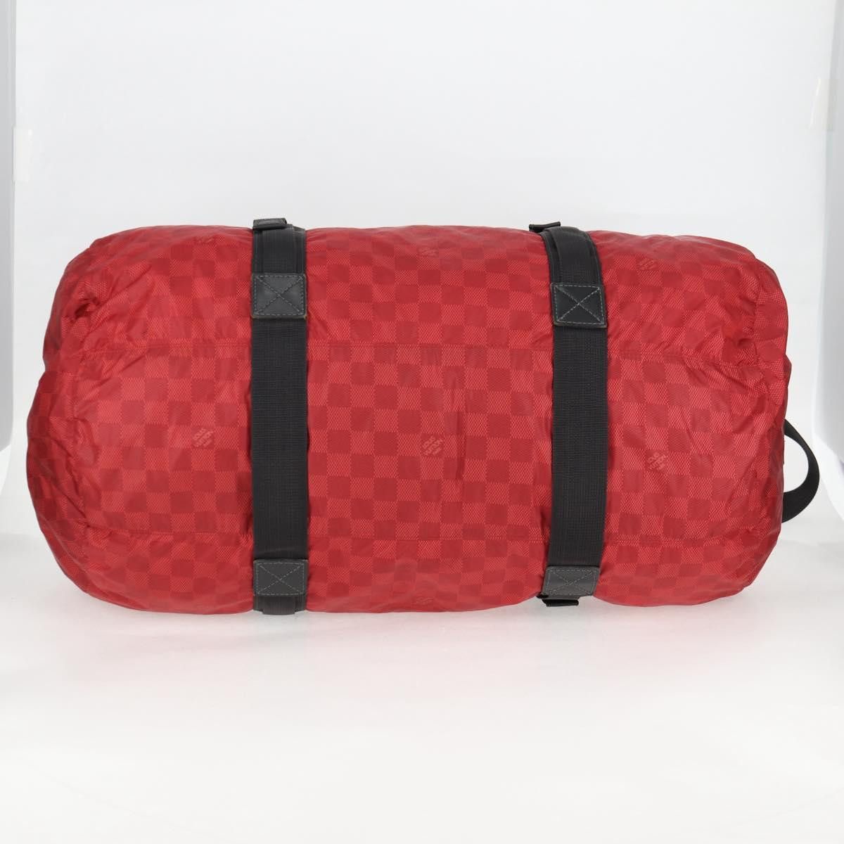 Louis Vuitton LOUIS VUITTON Damier Aventure Plat Ktical Boston Bag Red Size ONE SIZE - 5 Thumbnail