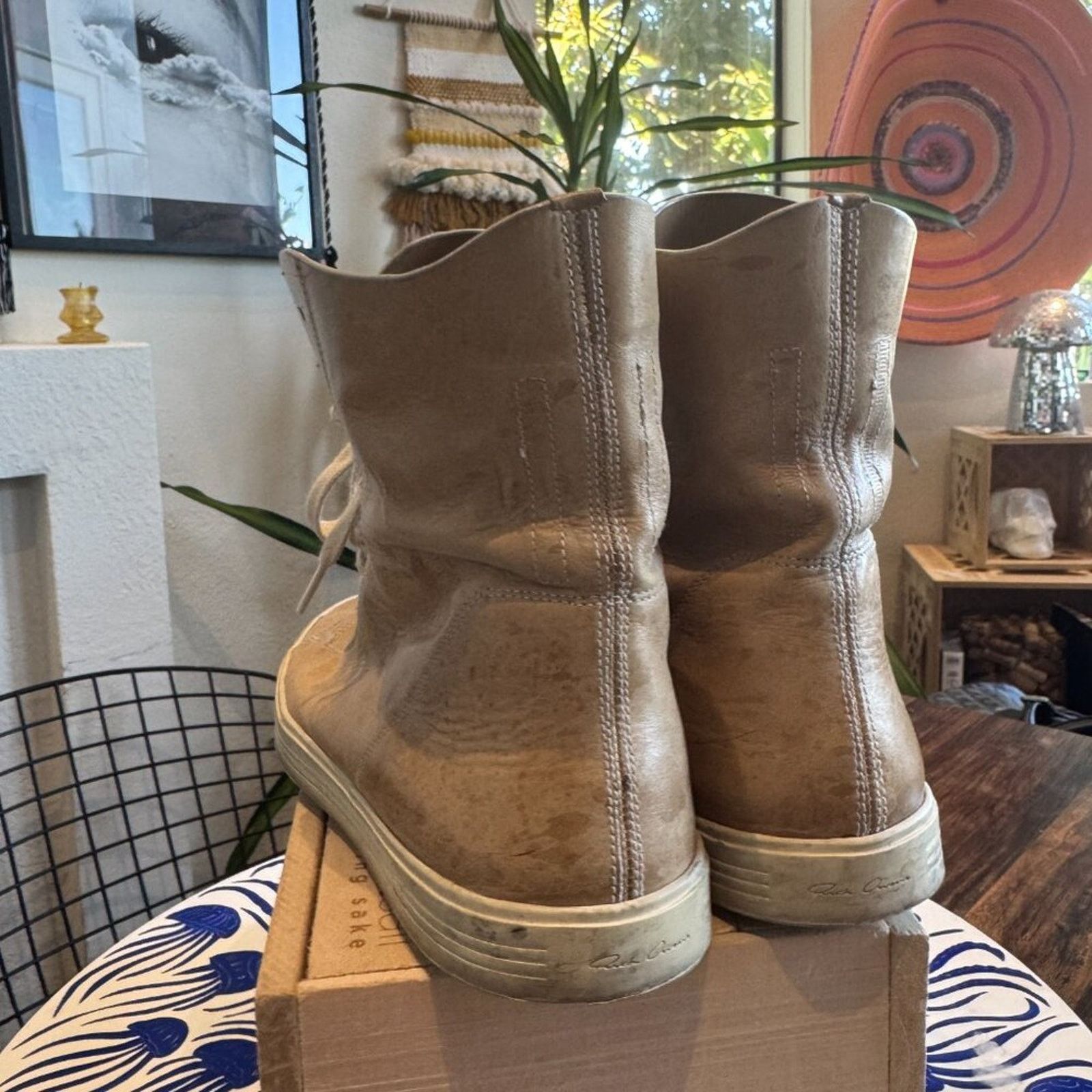 Rick Owens Rick Owens Mastodon High-Top “Masto Sneaks” Men’s 10 (EU 43) Size US 10 / EU 43 - 4 Thumbnail