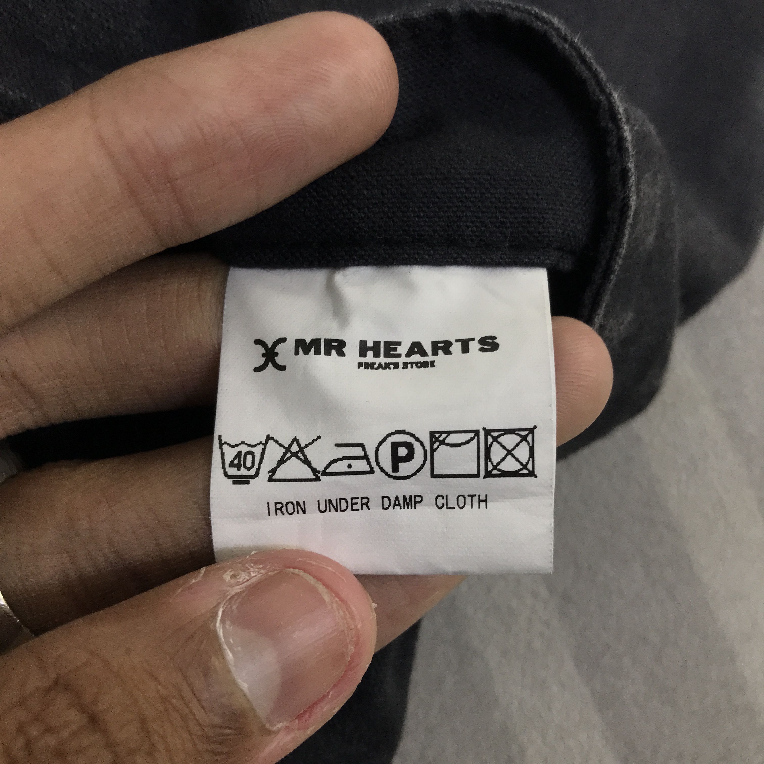 Japanese Brand Vintage Mr Hearts black faded tactical Vest K92B10 Size US S / EU 44-46 / 1 - 10 Thumbnail