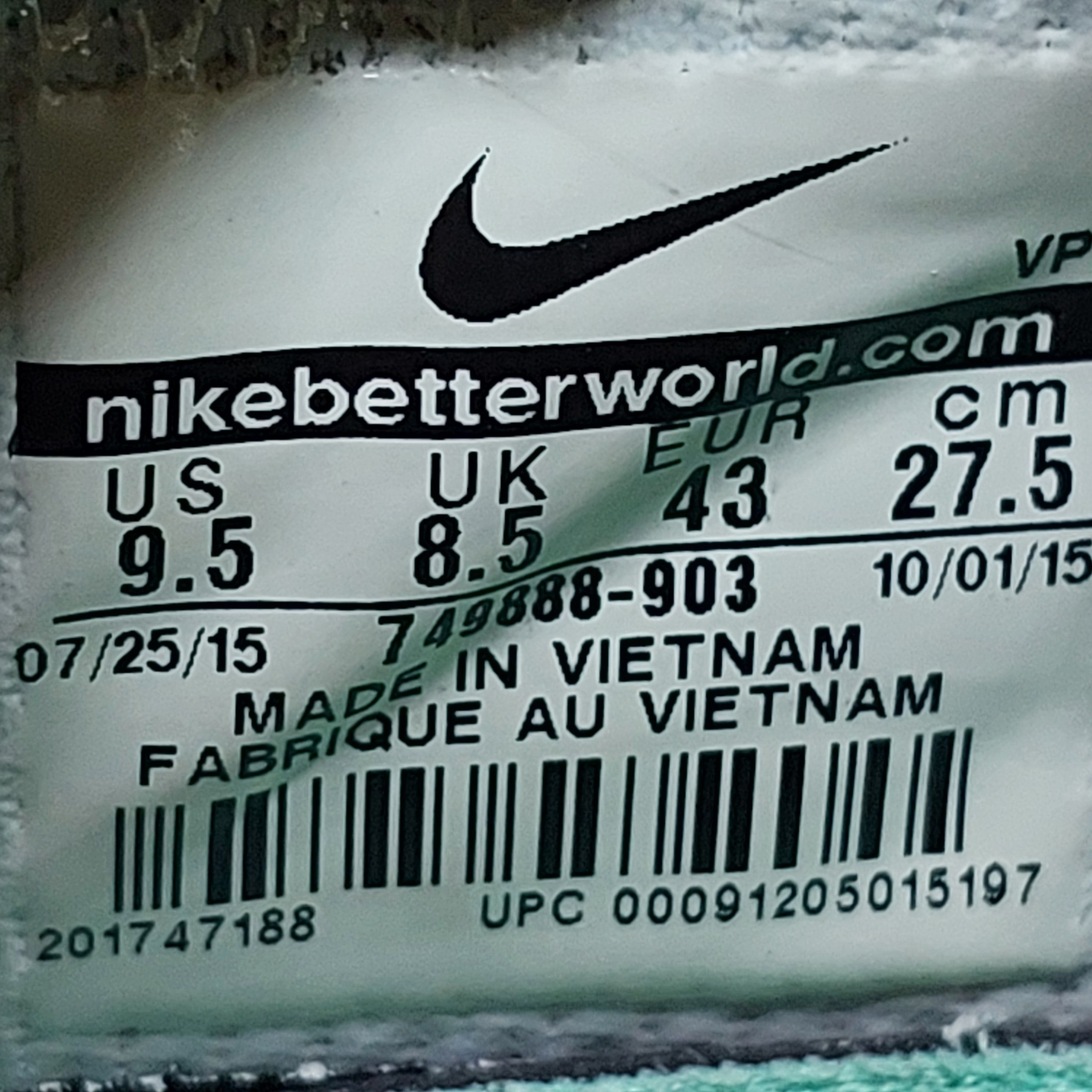 Nike HypervenomX Finale TF 749888-903 US9.5 UK8.5 27.5CM Size US 9.5 / EU 42-43 - 13 Thumbnail