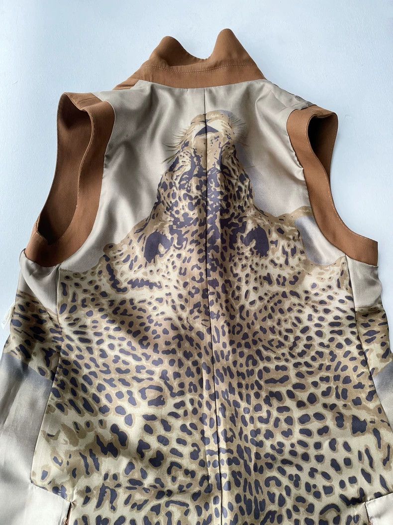 Jean Paul Gaultier Jean Paul Gaultier 98 AW Long Leopard Vest 2504-Nextarrow Size S / US 4 / IT 40 - 7 Thumbnail