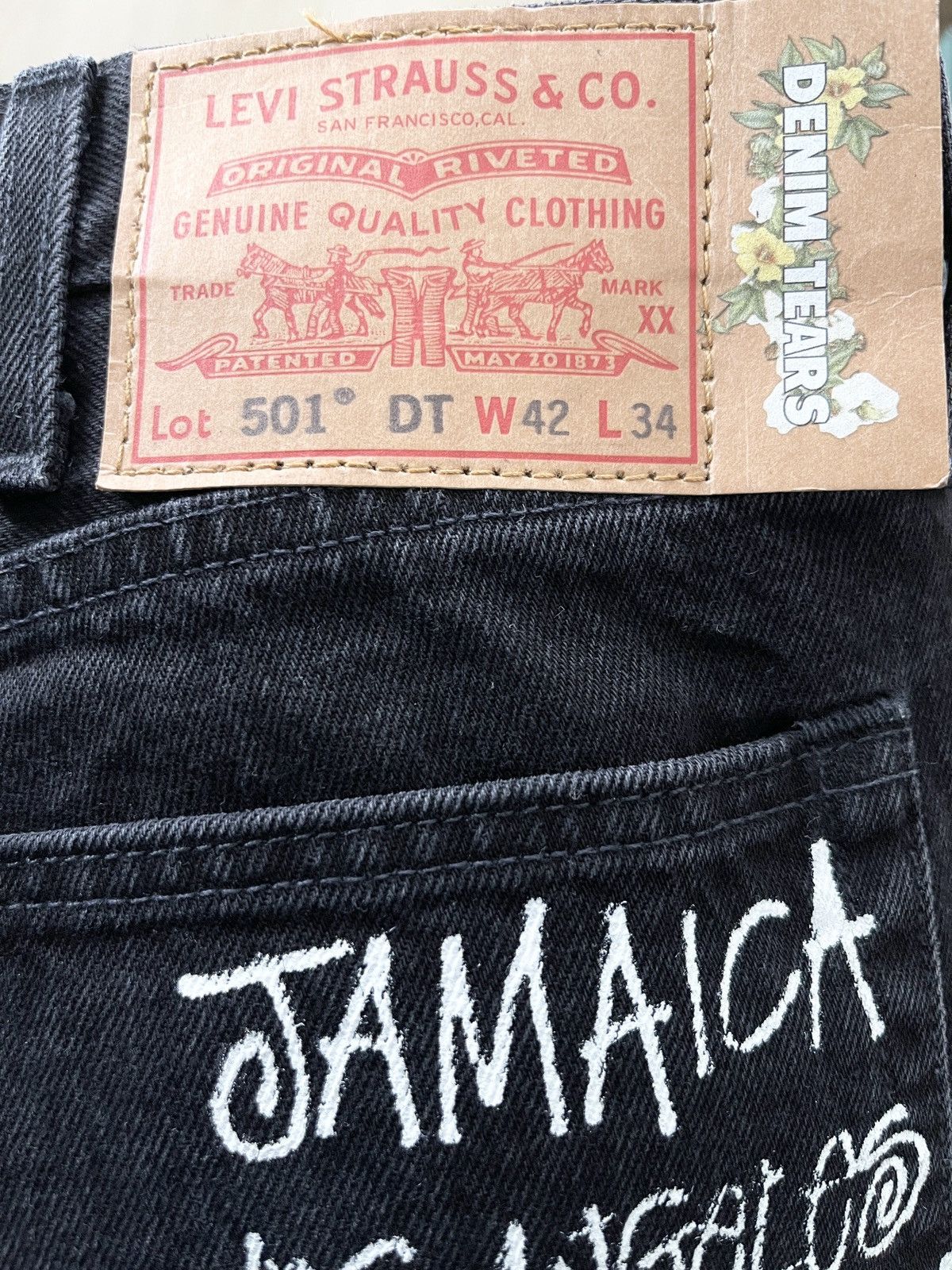 DENIM TEARS × Our Legacy × Stussy RARE! Stussy x Denim Tears x Our Legacy - 501 Jeans Size US 42 / EU 58 - 11 Thumbnail