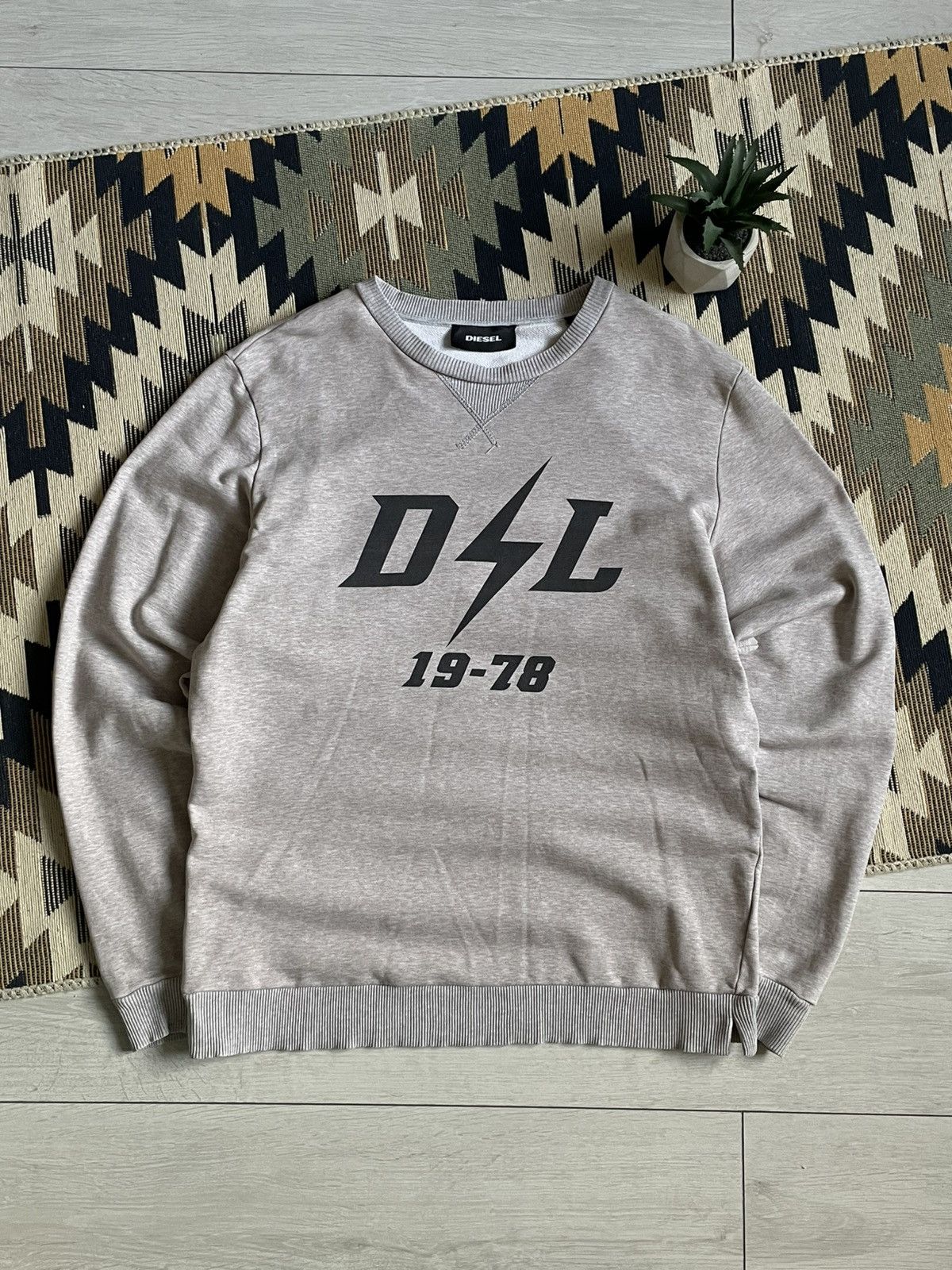 Diesel × Vintage Diesel 1978 Big Logo Sweatshirt Size US M / EU 48-50 / 2 - 1 Thumbnail