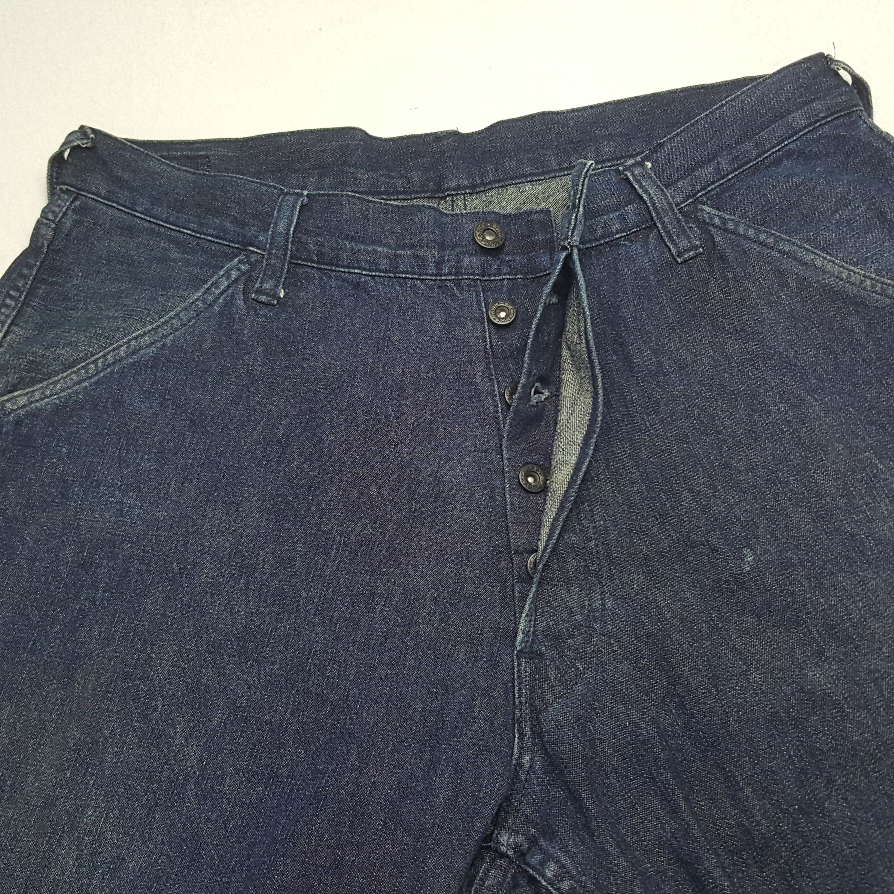 Evisu × Japanese Brand Vintage Evisu Yamane Custom Daicock Short Denim Jeans Size US 32 / EU 48 - 9 Thumbnail