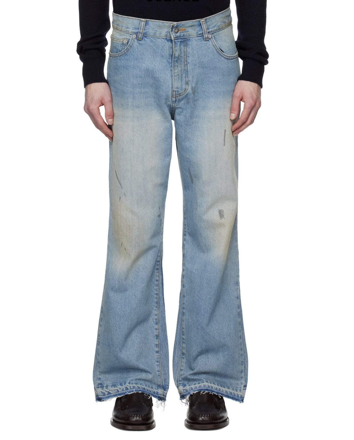 TONYWACK Blue Flared-Leg Reconstructed Jeans Size US 28 / EU 44 - 1 Thumbnail