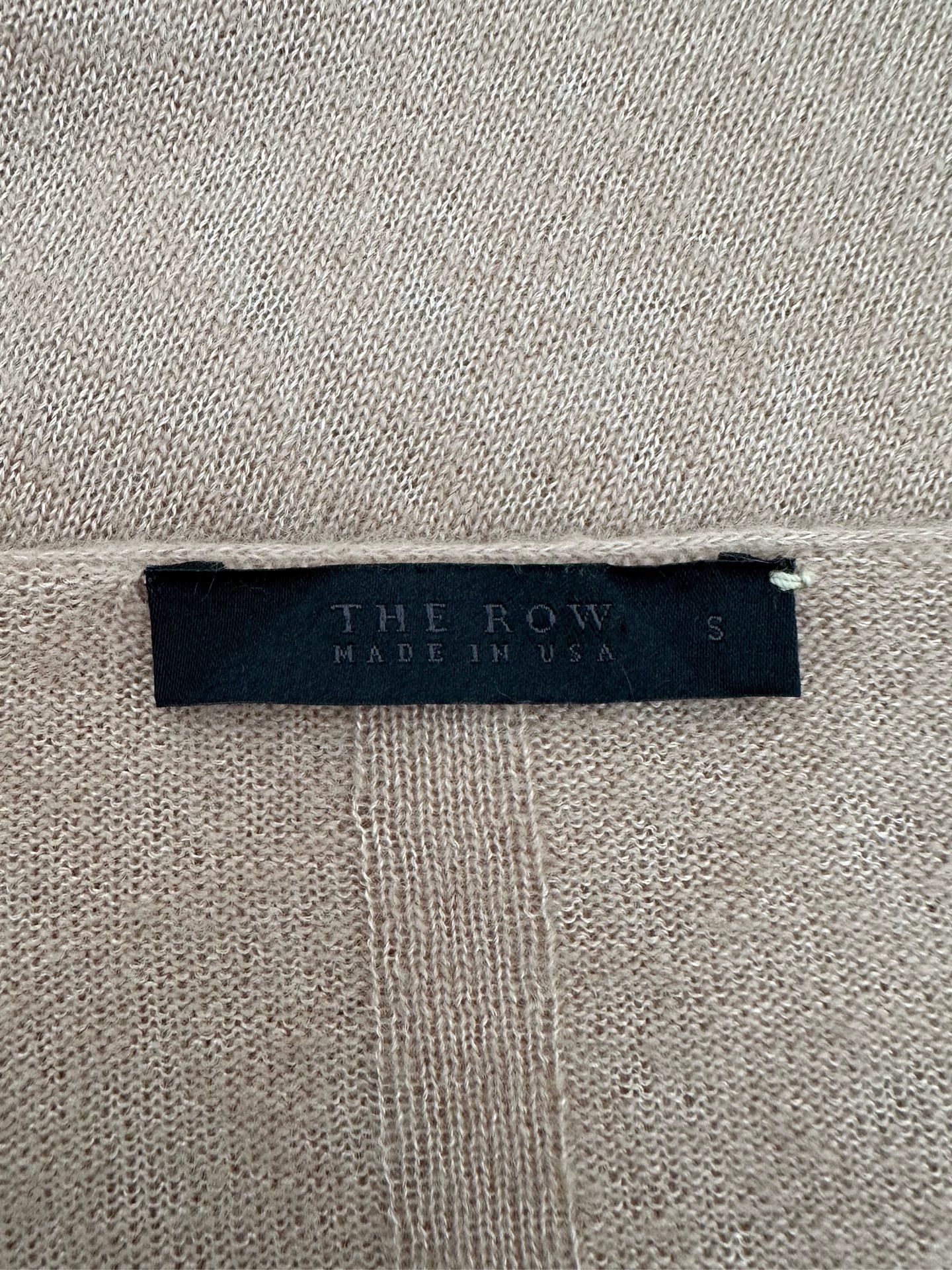The Rolling Stones THE ROW V-neck long sleeve knit women's tan S Size S / US 4 / IT 40 - 7 Thumbnail