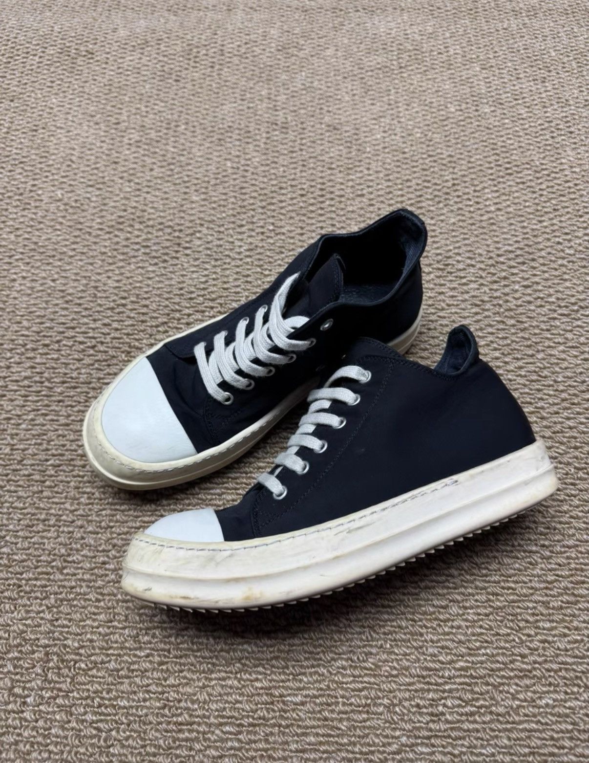 Rick Owens Rick Owens DRKSHDW Low Top Ramones K37 Size US 6.5 / EU 39-40 - 5 Thumbnail