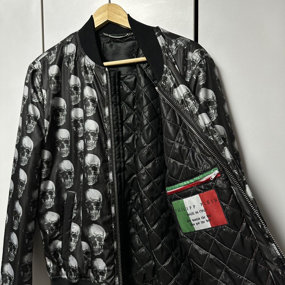 Philipp Plein Philipp Plein Bomber Luxury Jacket Skull Size US M / EU 48-50 / 2 - 4 Thumbnail