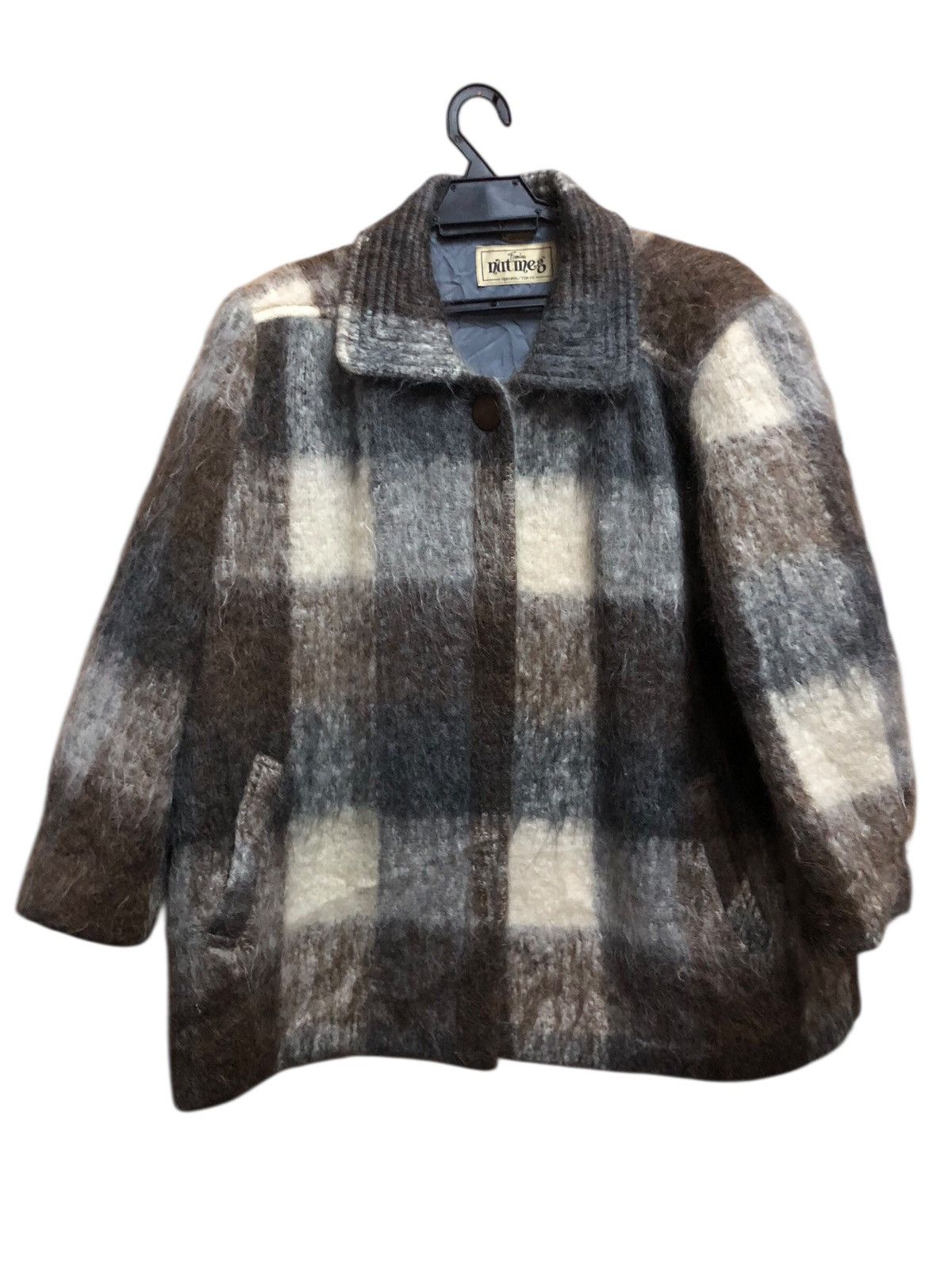 Nutmeg Nutmeg Mohair Oversize Boxy Jacket Size M / US 6-8 / IT 42-44 - 1 Thumbnail