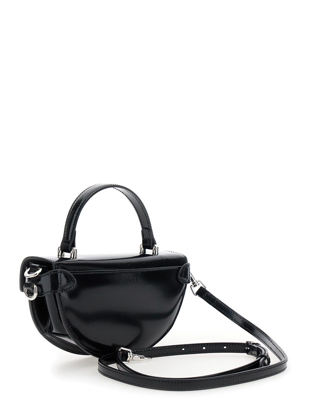 Gucci o1la5ras0526 Size: OS / Mini Half-Moon Top Handle Bag Black Size ONE SIZE - 3 Thumbnail
