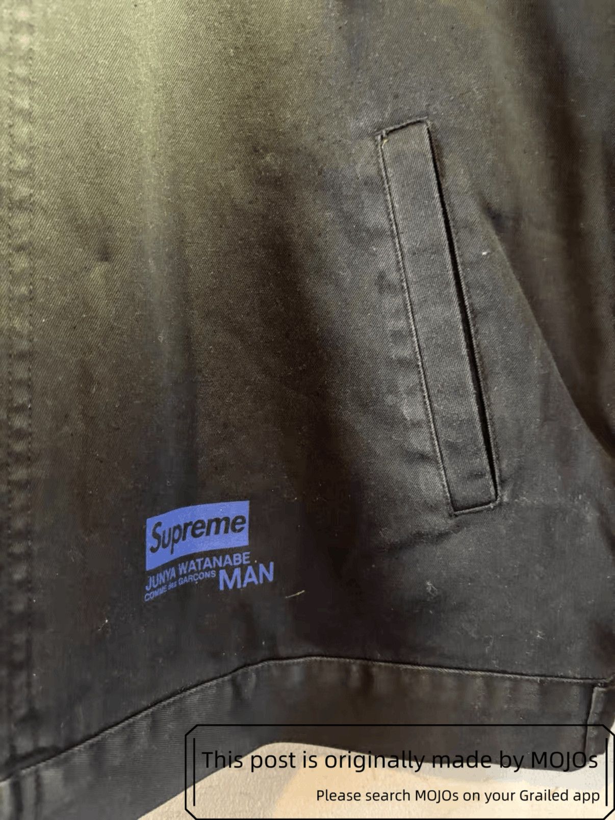 Junya Watanabe × Supreme Sz L Junya Watanabe x Sureme Slogan Jacket mojos164622 Size US L / EU 52-54 / 3 - 5 Thumbnail