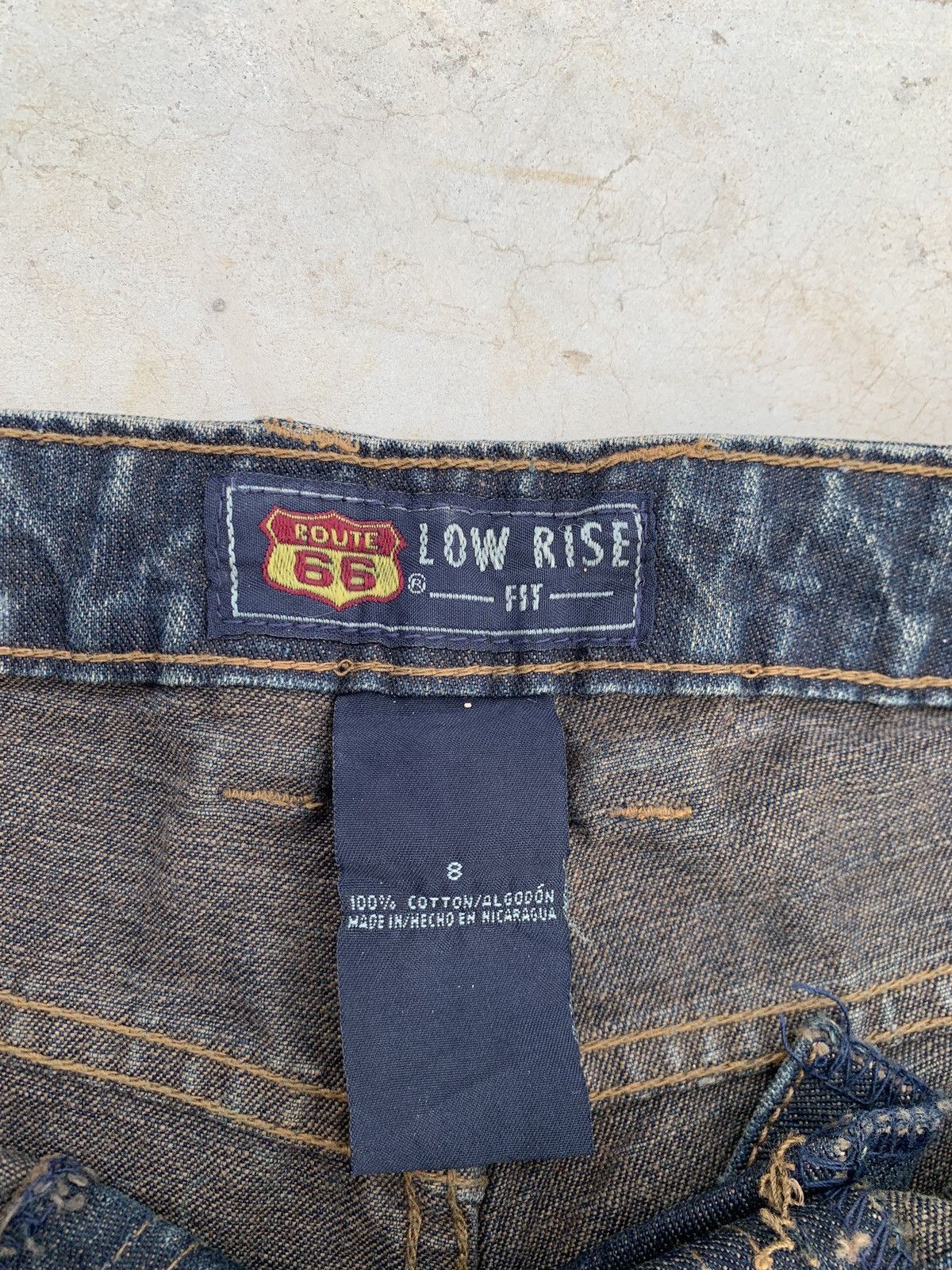 If Six Was Nine Y2K Route 66 Lace Up Low Rise - Tornado Mart Style Pants Size 30" / US 8 / IT 44 - 11 Thumbnail