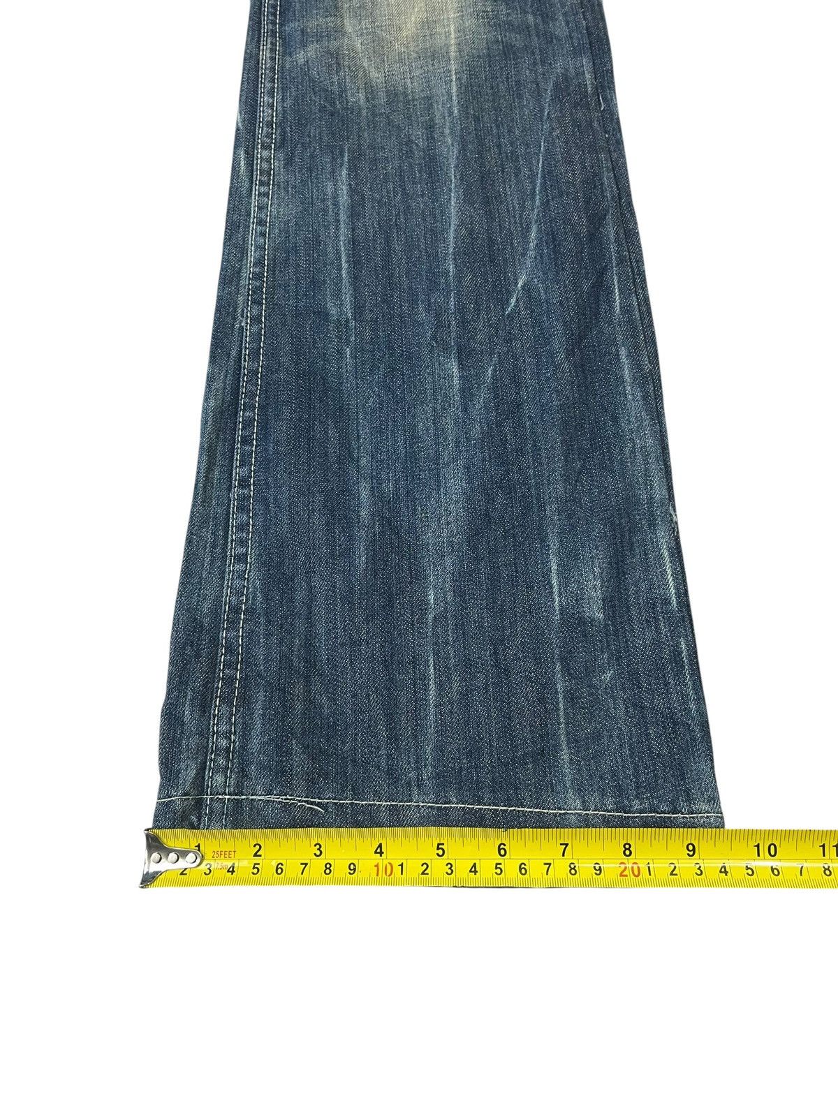 Japanese Brand Vintage Swell Jeans Style By L.B.D Flare Jeans Size 28" / US 6 / IT 42 - 11 Thumbnail