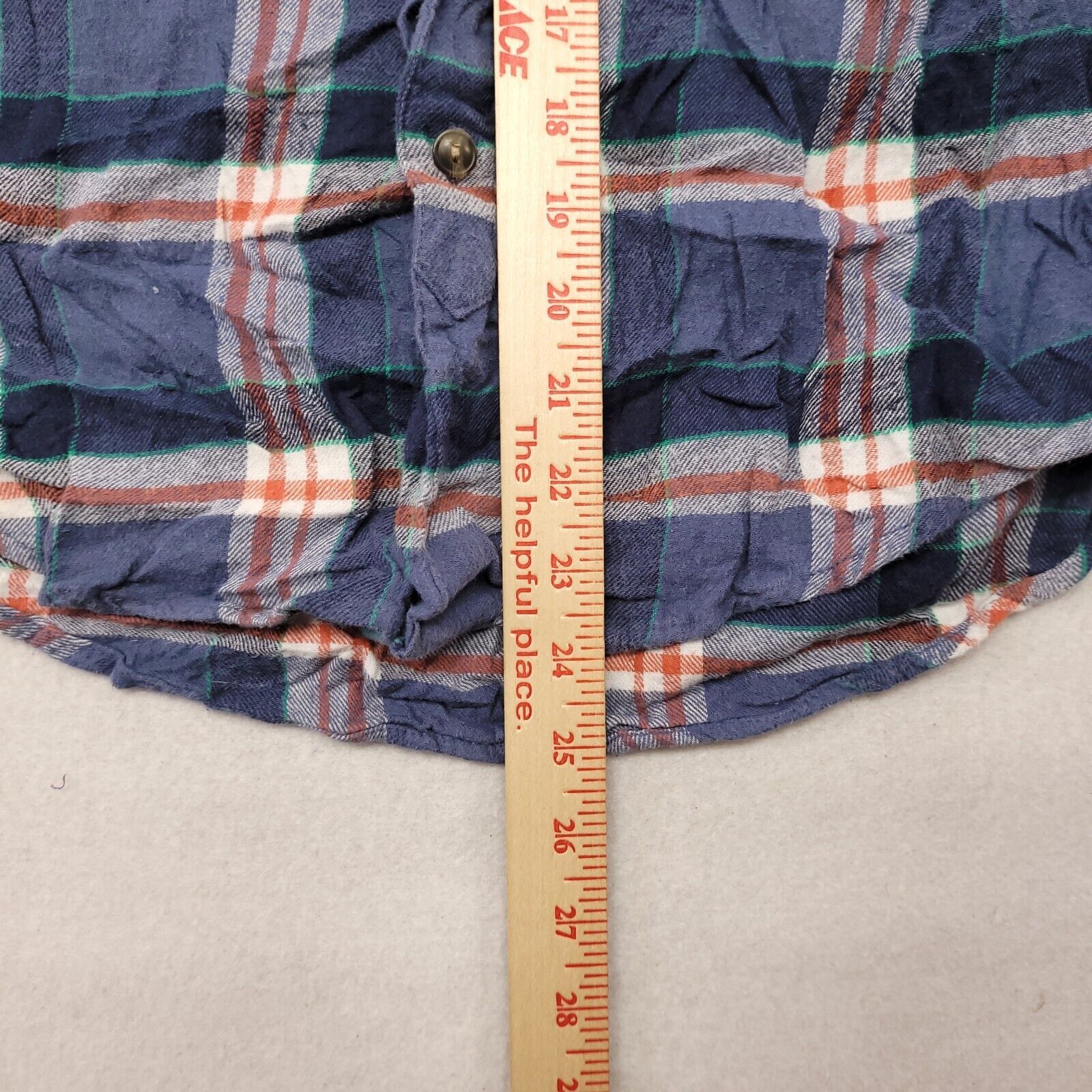 Mossimo Mossimo Madras Flannel Button Up Shirt Mens Size Small Blue Size US S / EU 44-46 / 1 - 8 Thumbnail