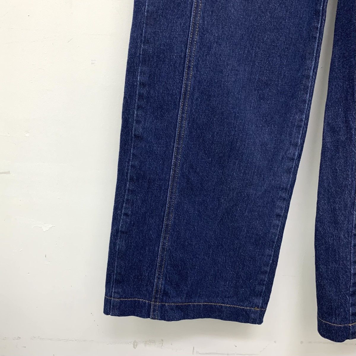 Frame FRAME Dark Lapel Long Sleeve Denim Jumpsuit K26WX Size 26" / US 2 / IT 38 - 5 Thumbnail