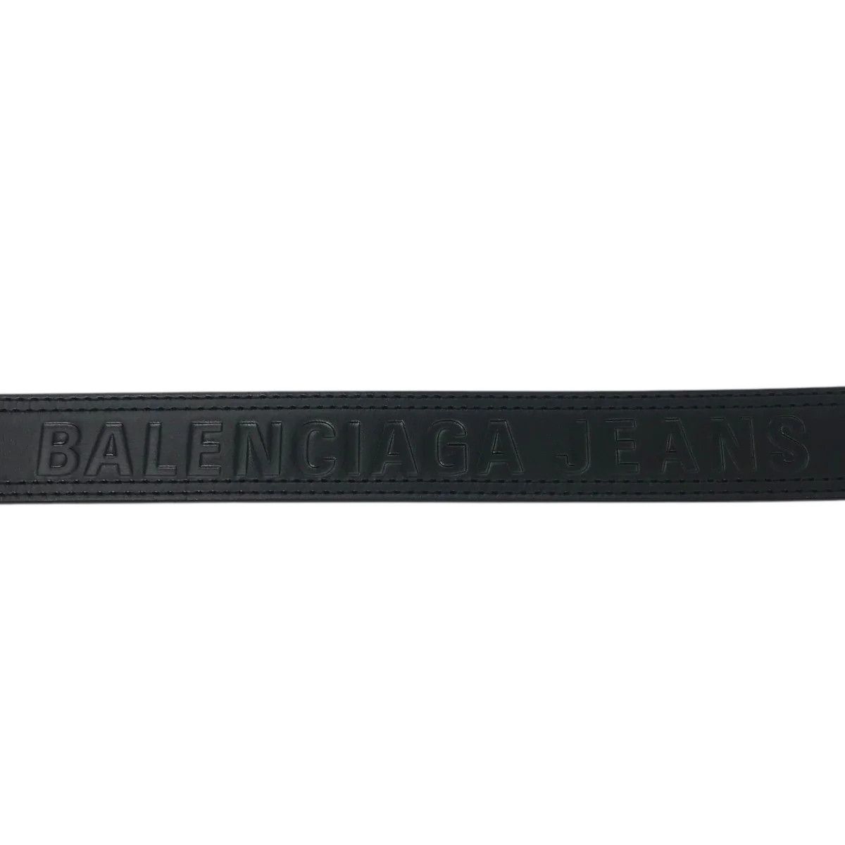 Balenciaga Logo Embossed Leather Belt Size ONE SIZE - 4 Thumbnail