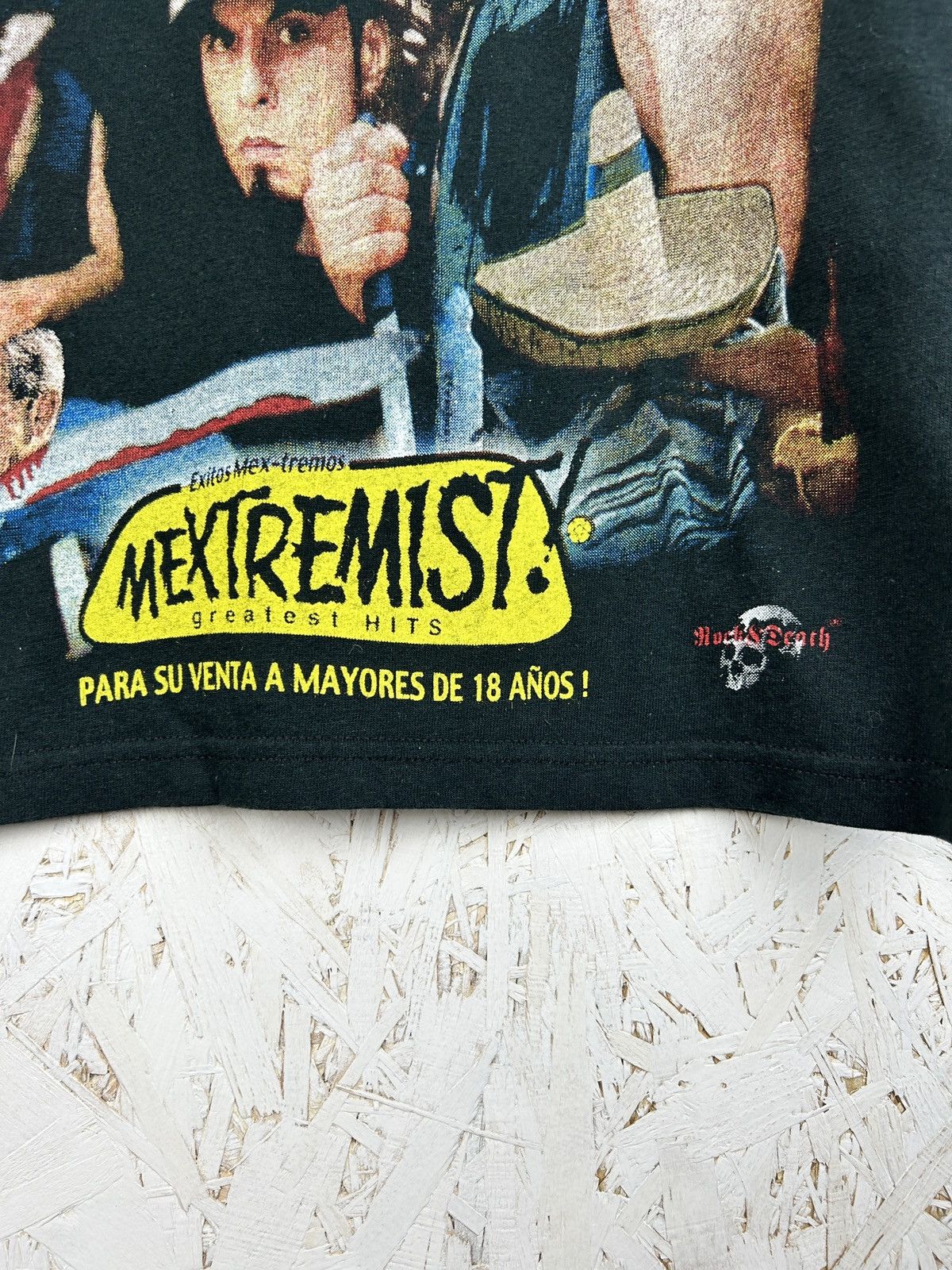 Band Tees 90s Vintage Brujeria Mextremist Mexican Bootleg T-Shirt S Size US S / EU 44-46 / 1 - 4 Thumbnail