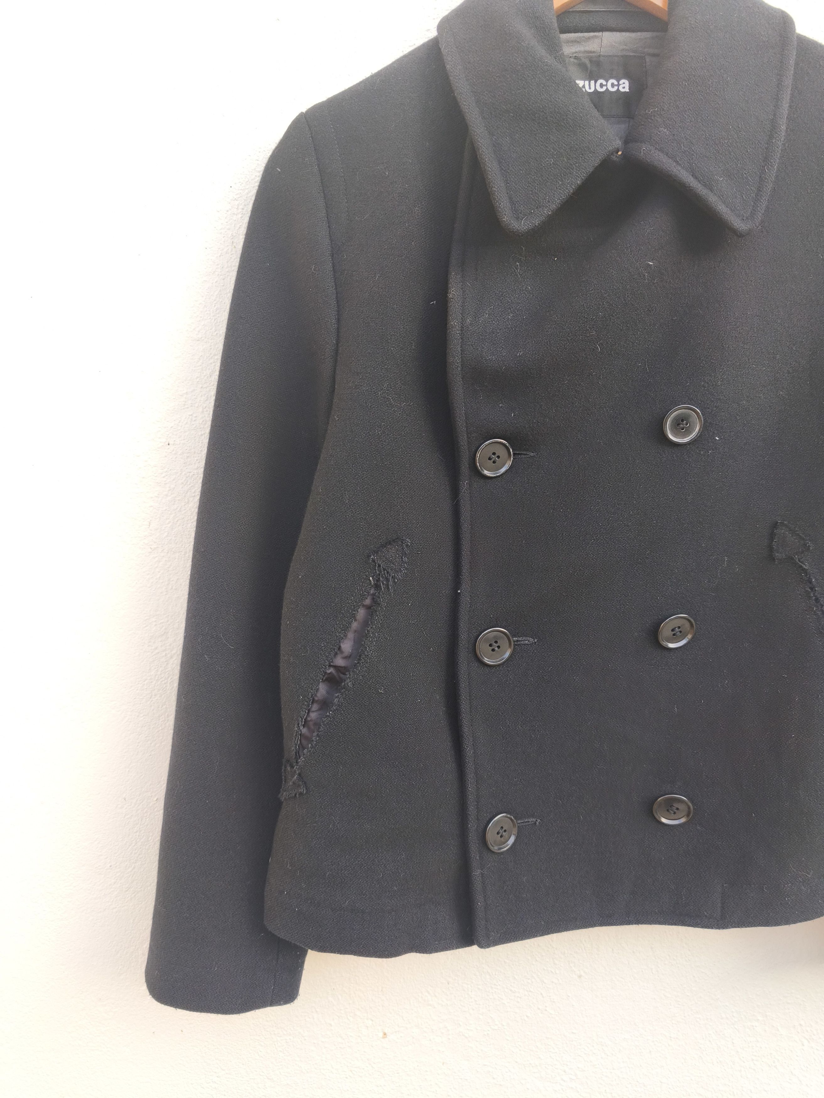 Zucca Zucca peacoat wool coat Cabane de Zucca by Issey Miyake Size US S / EU 44-46 / 1 - 3 Thumbnail