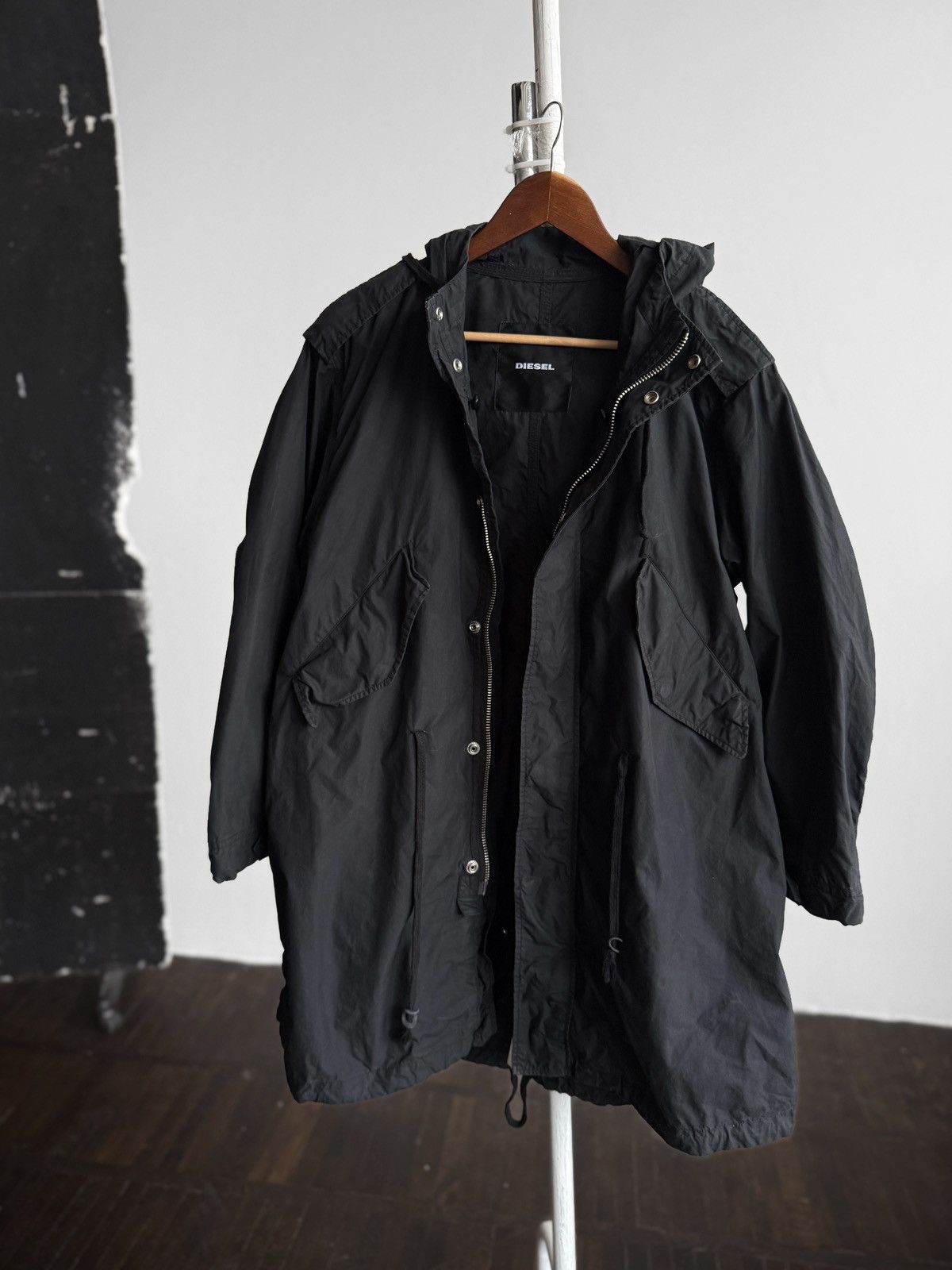 Diesel Diesel 3-in-1 Parka Jacket Black Detachable Liner Coat Size S / US 4 / IT 40 - 6 Thumbnail