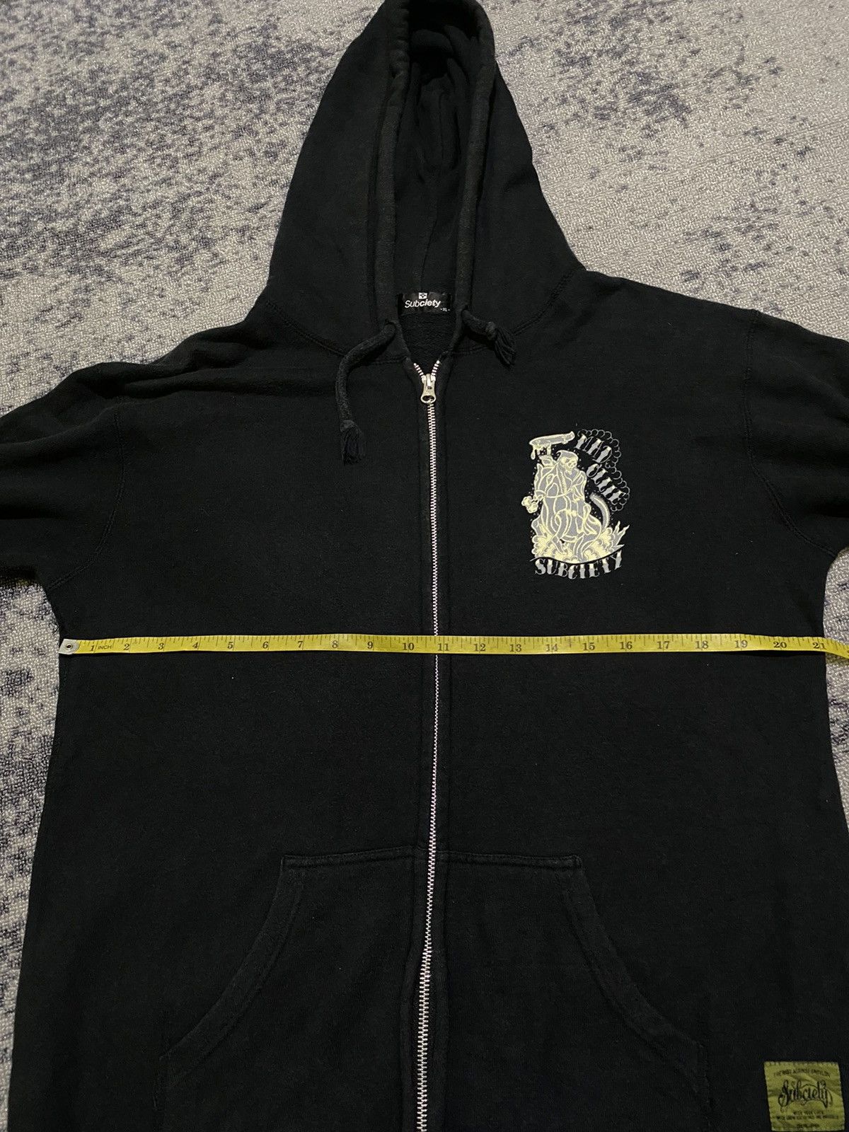 Hysteric Glamour × If Six Was Nine × Japanese Brand Y2k Subciety tokyo japan skull ifsixwasnine Hoodie Size US XL / EU 56 / 4 - 9 Thumbnail