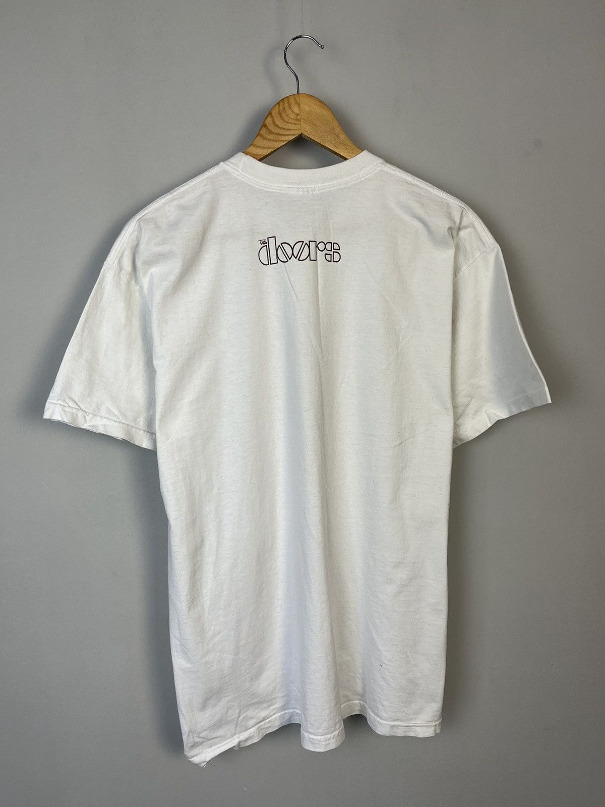 Band Tees × Vintage The Doors Jim Morrison 90`s Vintage Y2K Rock Tee Shirt Size US L / EU 52-54 / 3 - 7 Thumbnail
