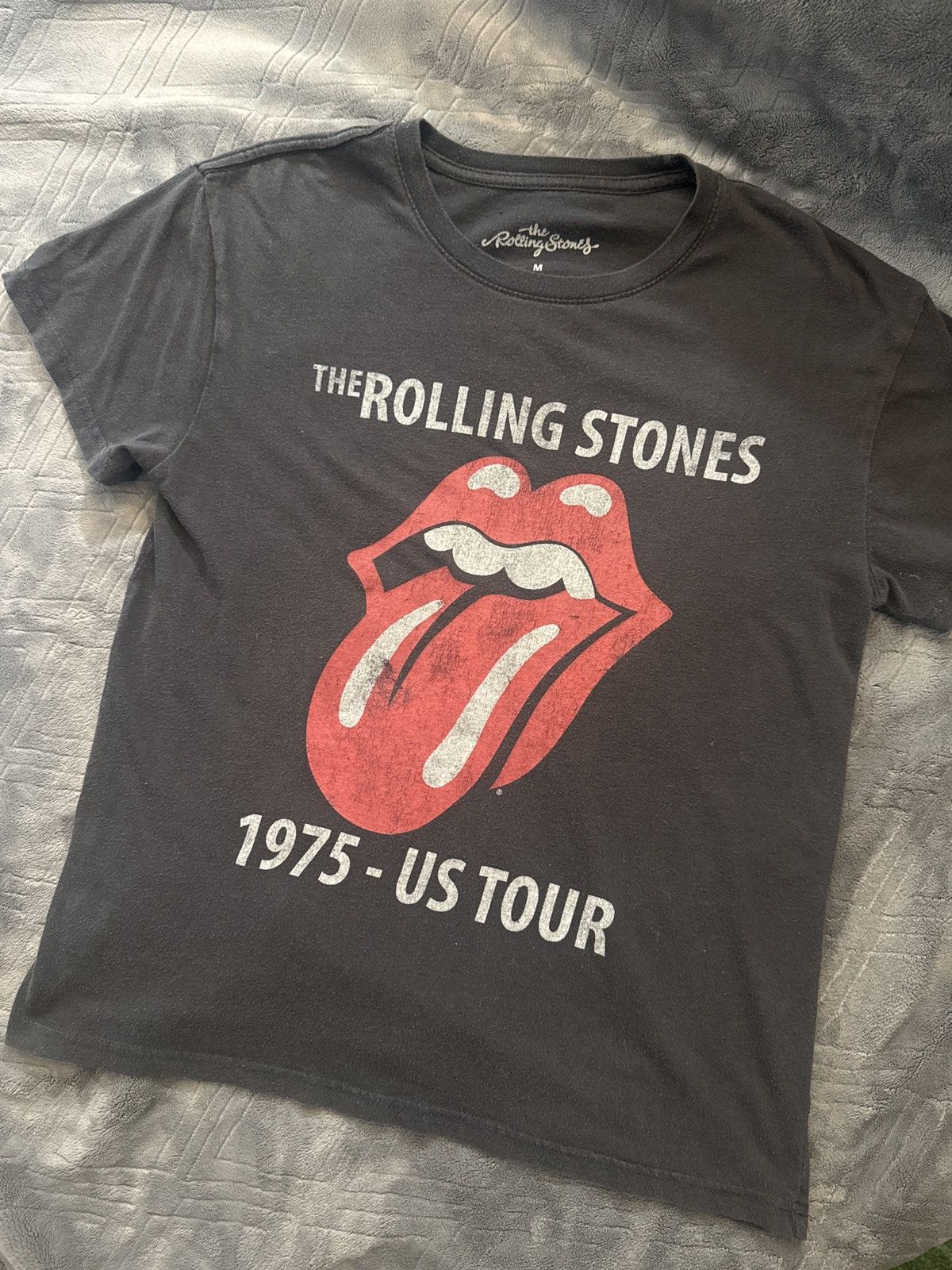 Vintage Vintage rolling stones 1975 us tour tee Size US M / EU 48-50 / 2 - 1 Thumbnail